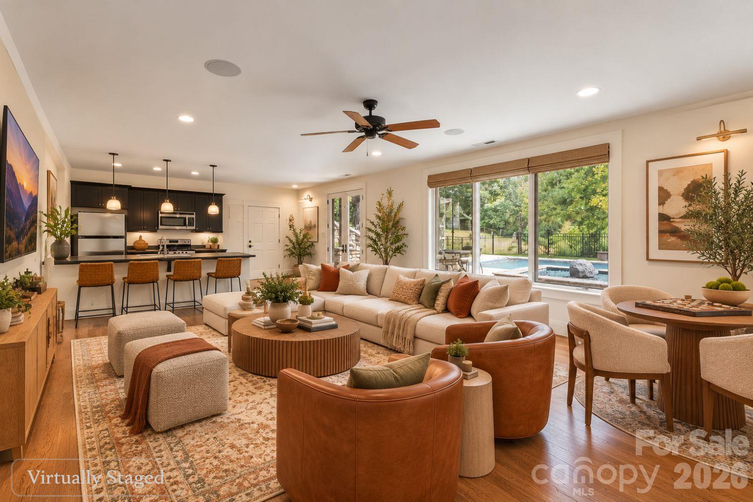 72-C Oteen Church Rd (Main House): Finished basement apt with kitchen and access to pool - 68, 72, 82, and 84 Oteen Church Road, Asheville