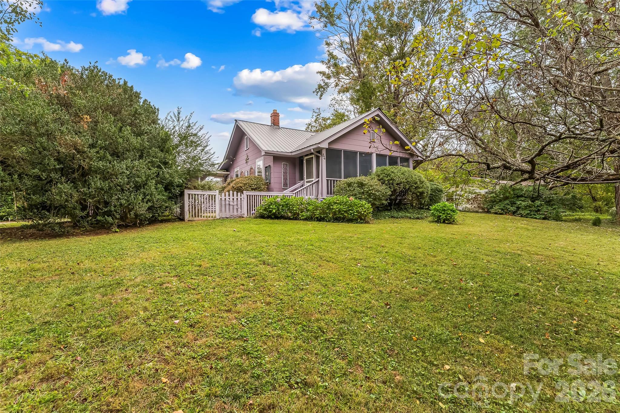 84 Oteen Church Rd (Lavender Bungalow): Fabulous yard space with screened porch and fenced area. So much charm! - 68, 72, 82, and 84 Oteen Church Road, Asheville