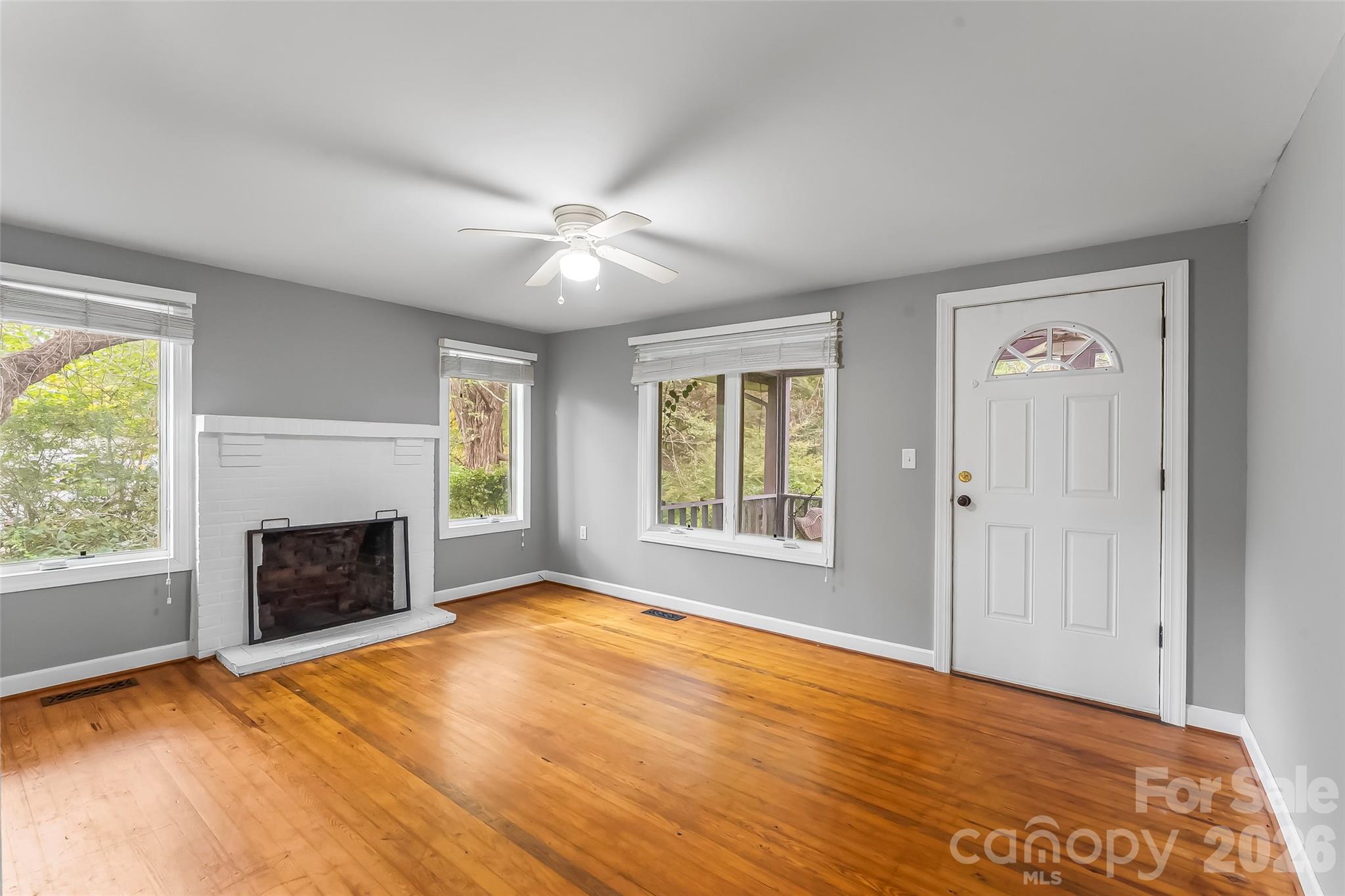 84 Oteen Church Rd (Lavender Bungalow): Living room - 68, 72, 82, and 84 Oteen Church Road, Asheville