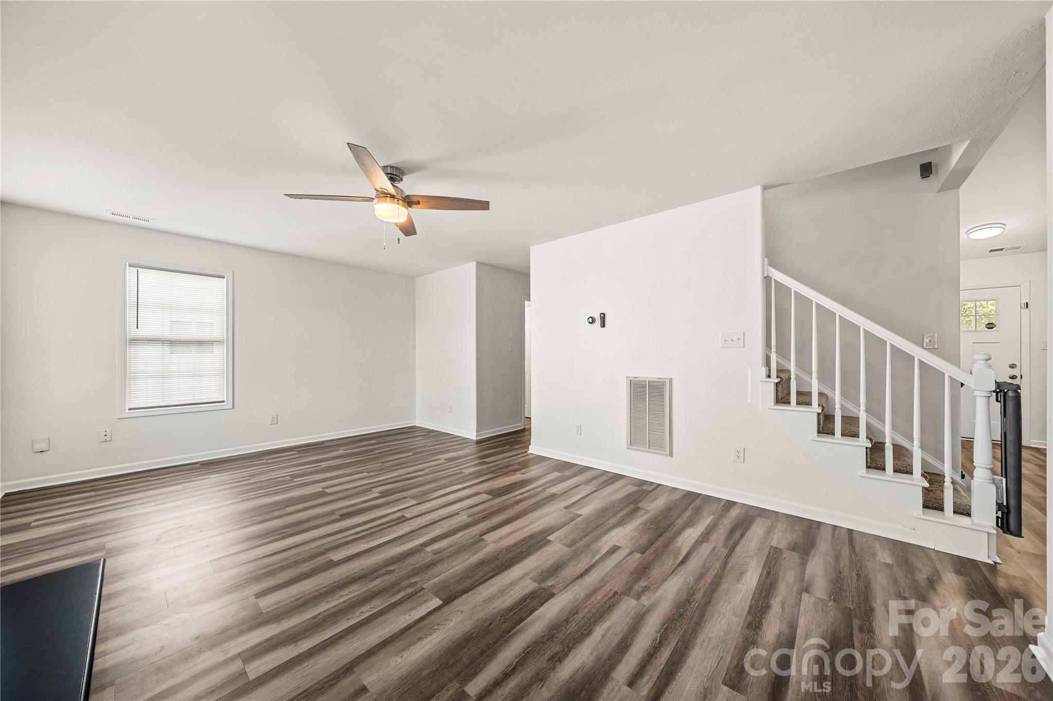 Second living room w/ fireplace - 7909 Paper Birch Road, Charlotte
