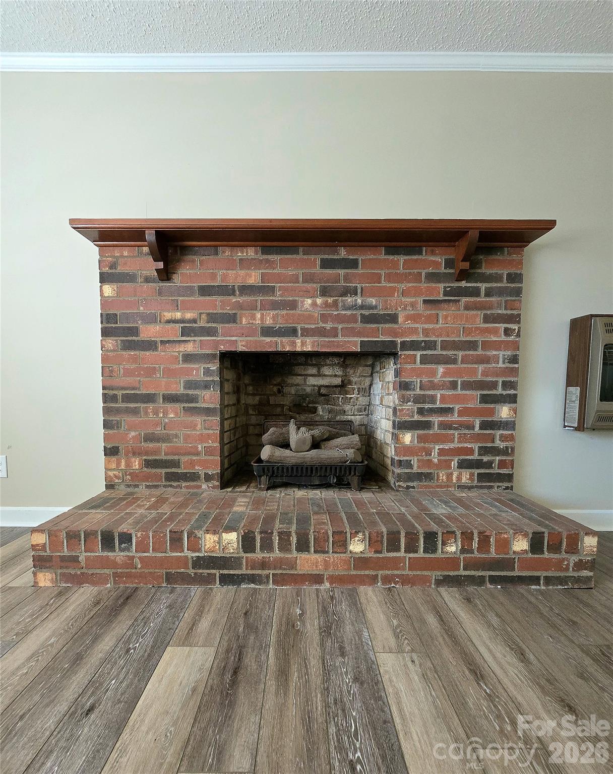fireplace in Family Room - 112 Wendover Drive, Lincolnton