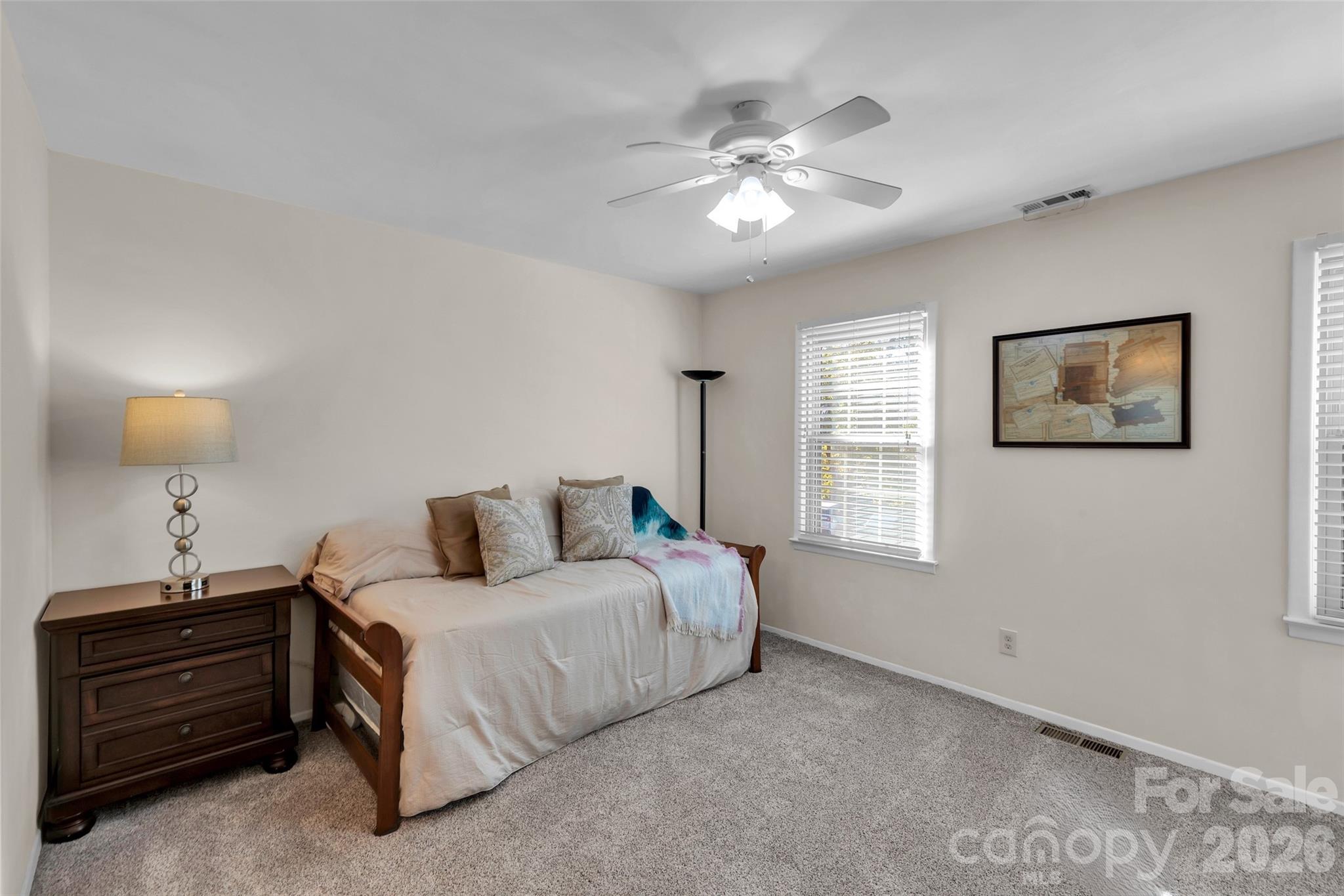 2nd Bedroom with added HVAC vent - 9004-C Nolley Court, Charlotte