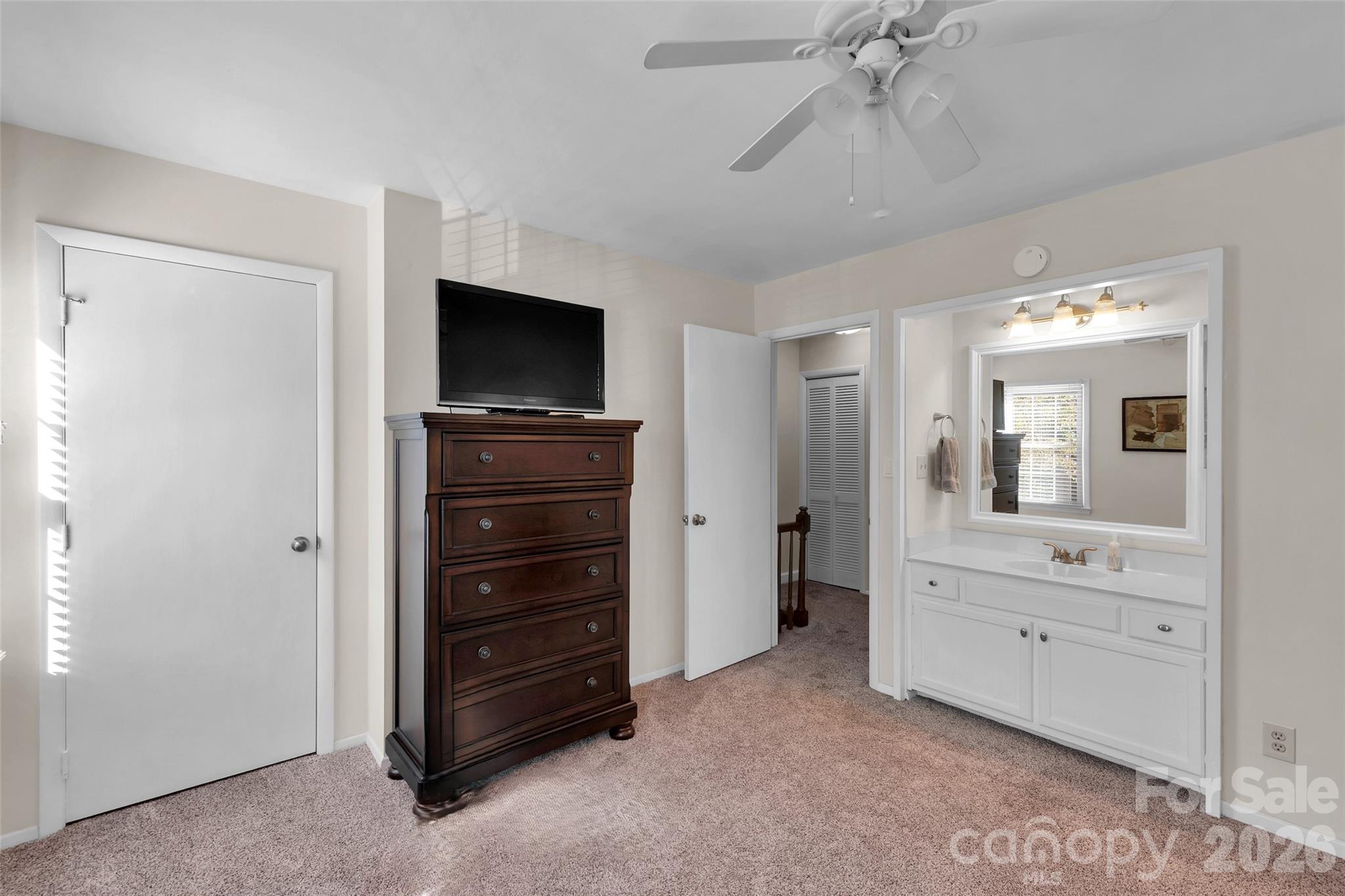 2nd Bedroom with Vanity - 9004-C Nolley Court, Charlotte