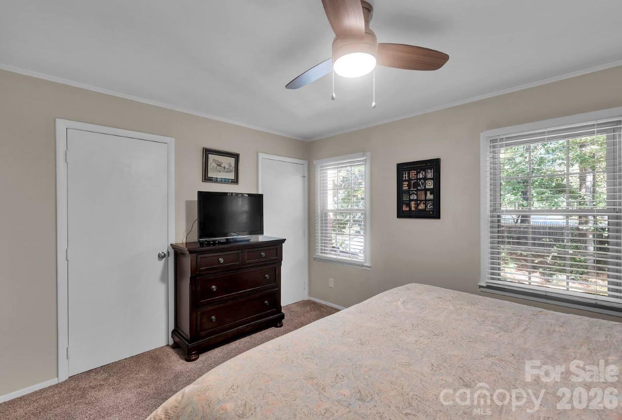 Primary Bedroom with 2 closets - 9004-C Nolley Court, Charlotte