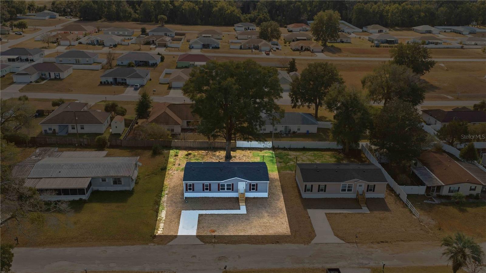 Over Head view with outline - 1560 NE 162ND ST, CITRA