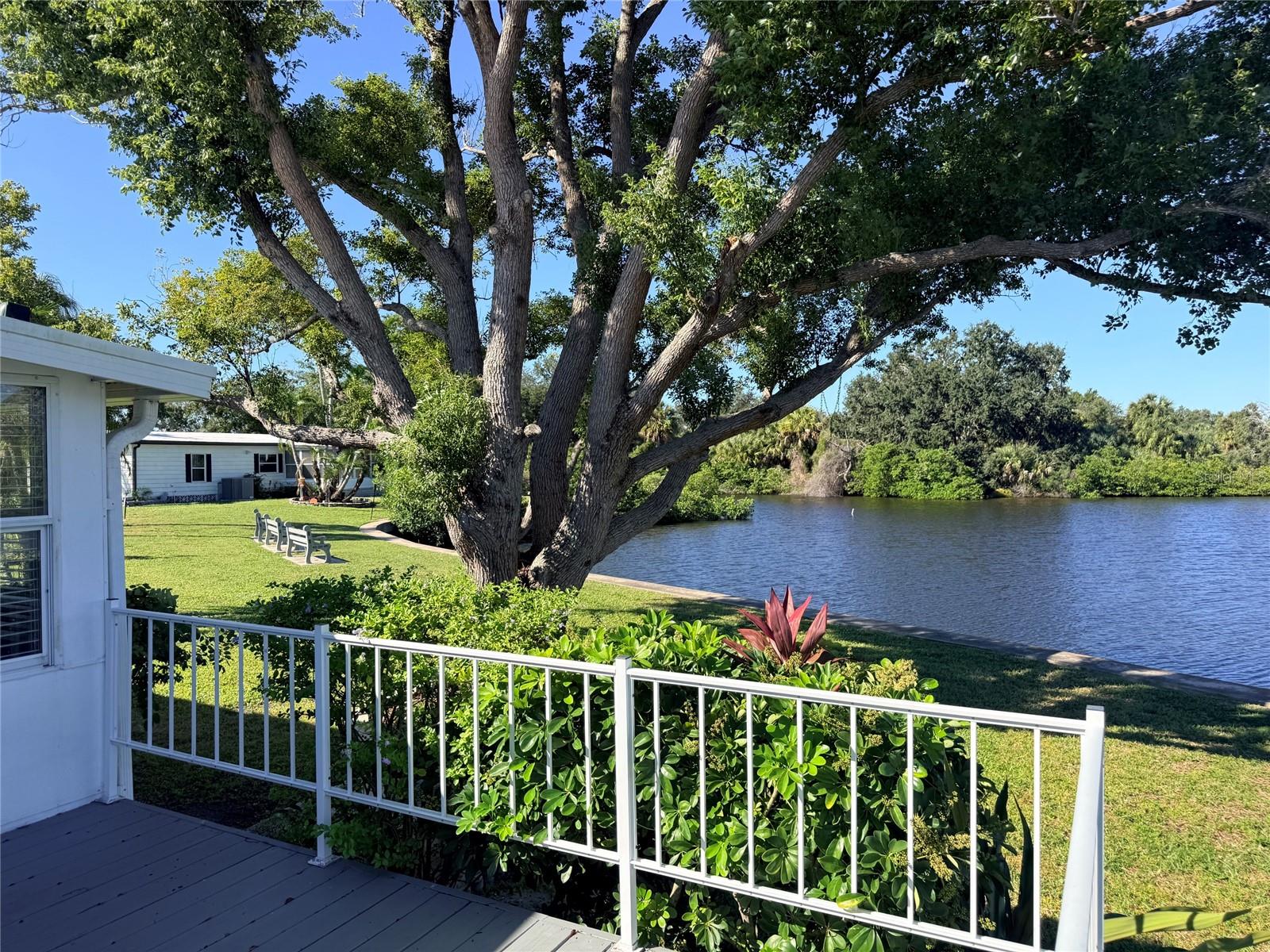 View looking off Deck/Patio - 182 N SAINT THOMAS CIR, APOLLO BEACH