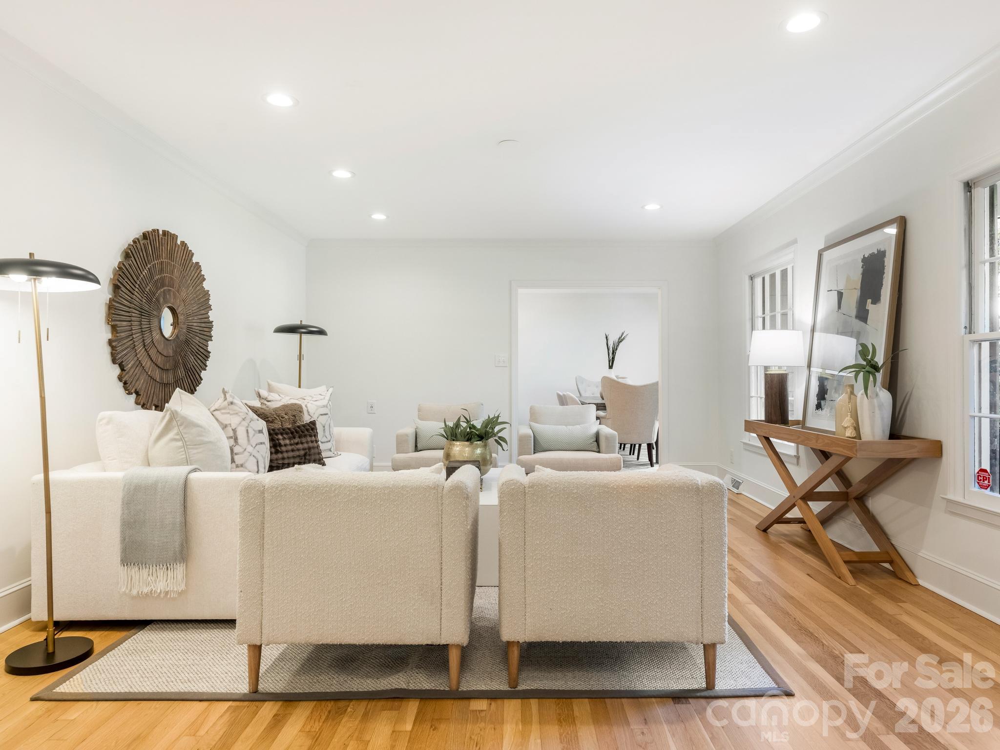 Living Room - 424 Whitestone Road, Charlotte