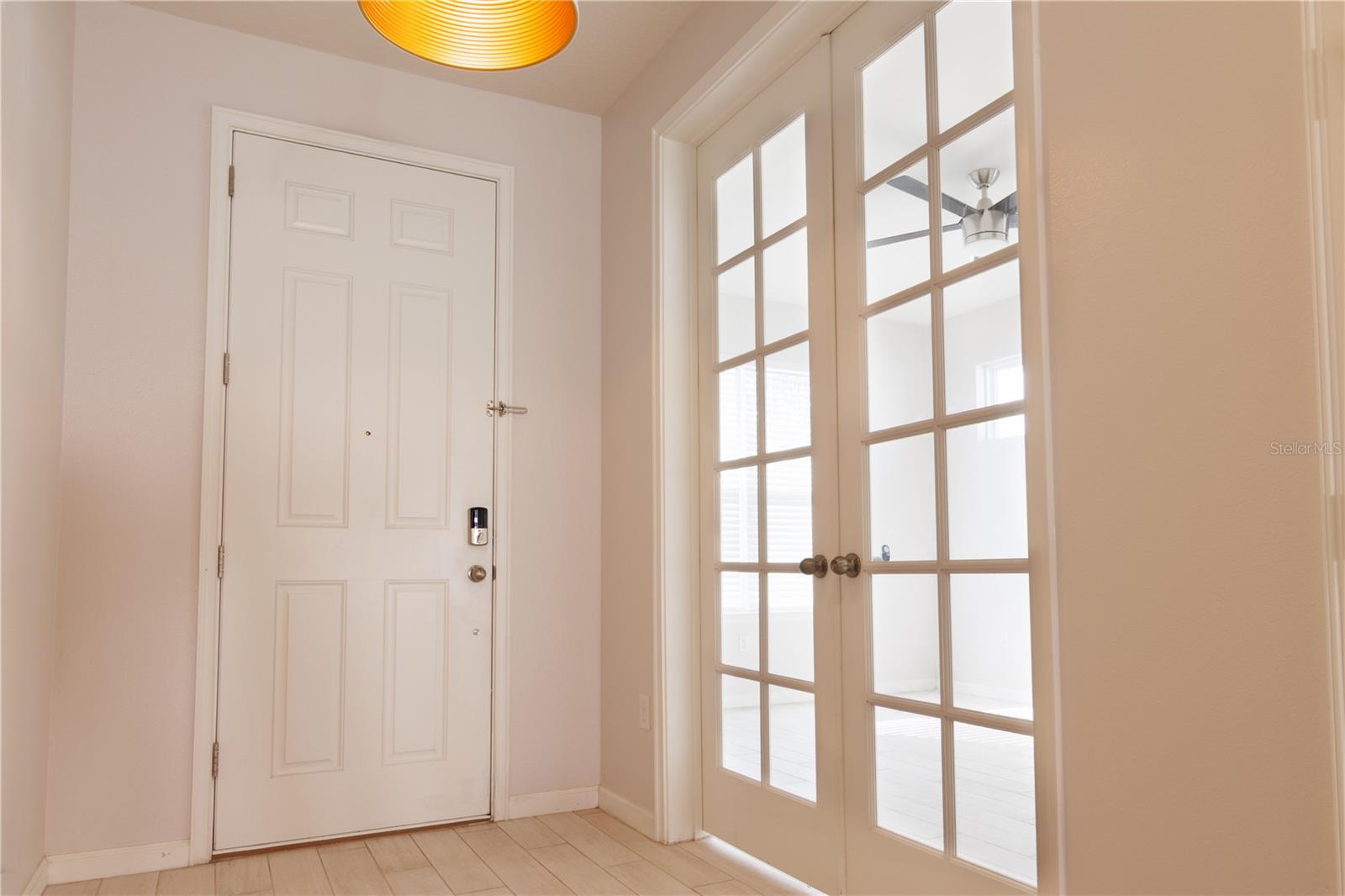 Doors to flex room off front hallway - 1011 BETTER DAYS PL, VALRICO