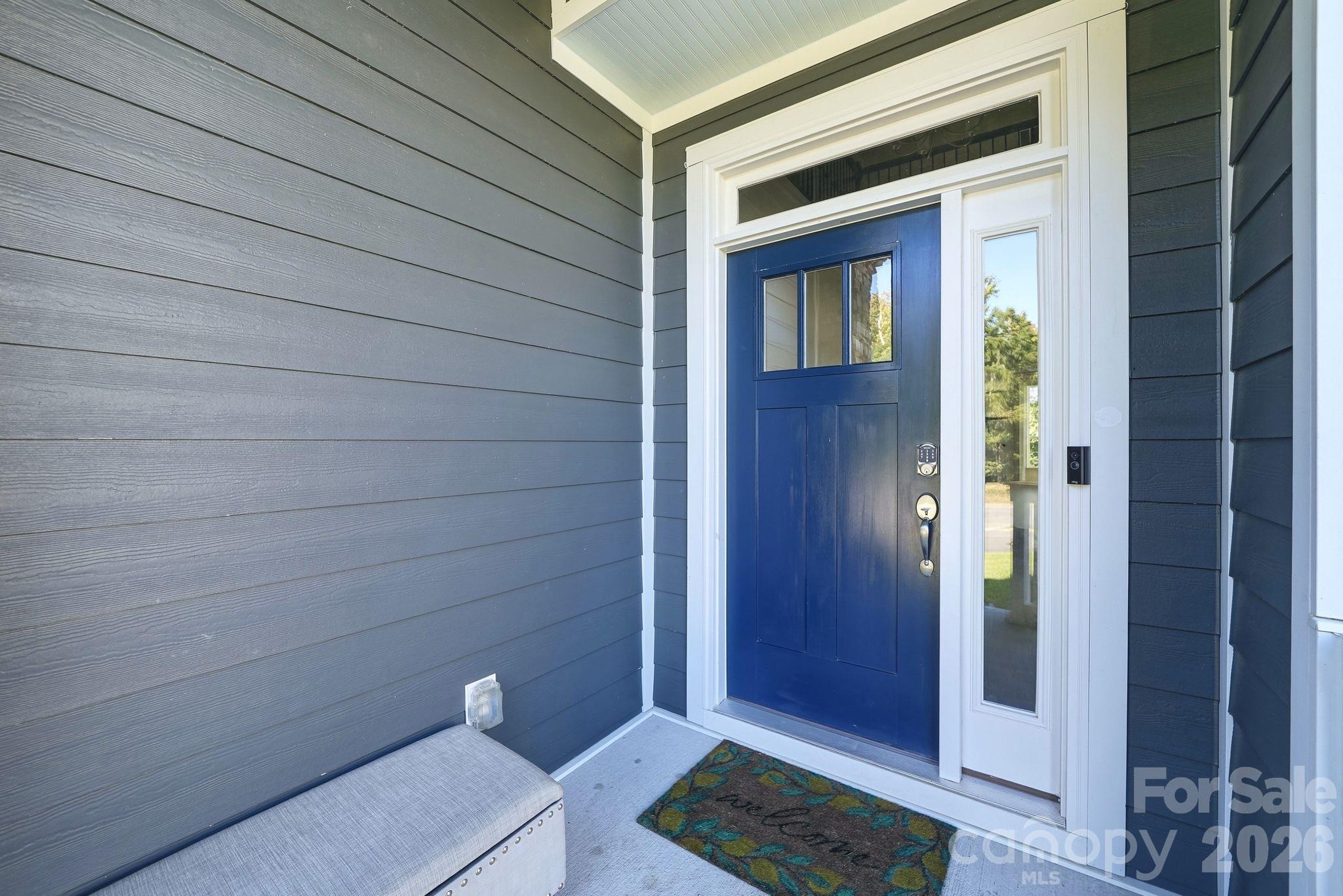 Welcome home - covered entryway - 4603 Monument Valley Drive, Indian Land