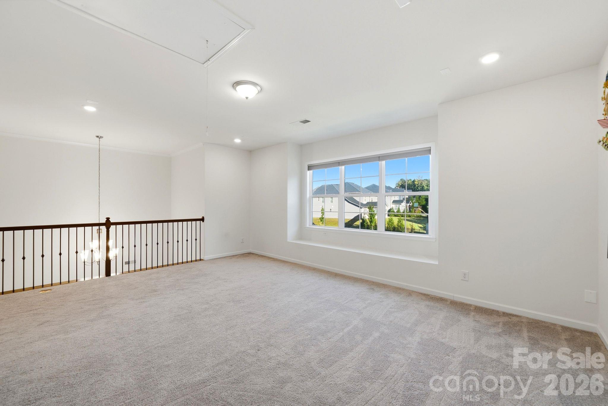Large upstairs Flex Area that can be a playroom, 2nd living room or media/gaming area - 4603 Monument Valley Drive, Indian Land