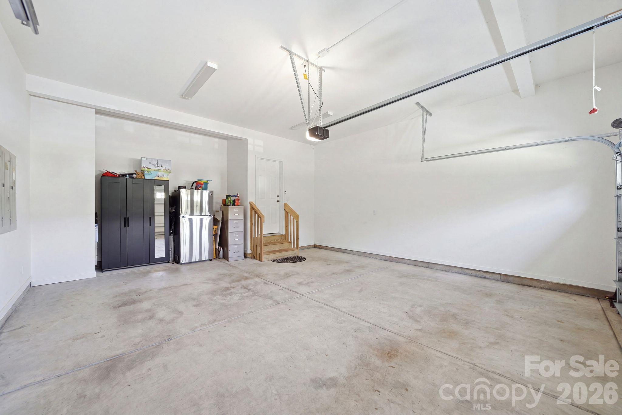 Garage with added storage area - 4603 Monument Valley Drive, Indian Land
