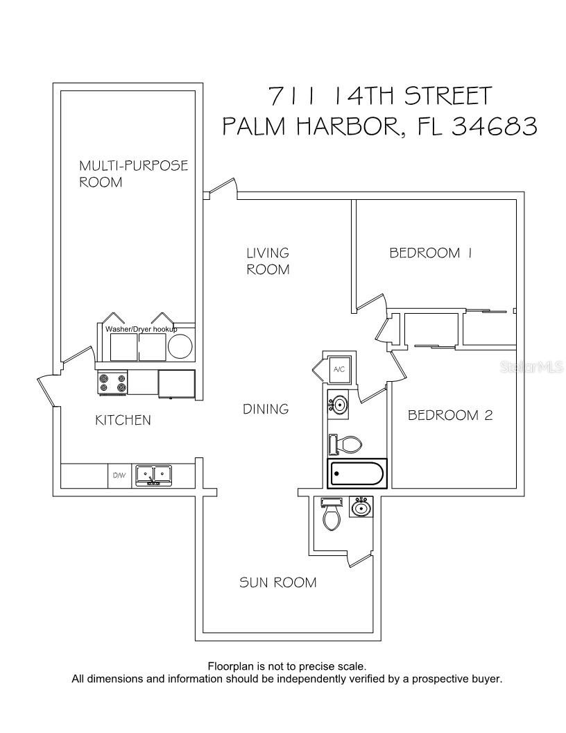 Floor plan - 711 14TH ST, PALM HARBOR