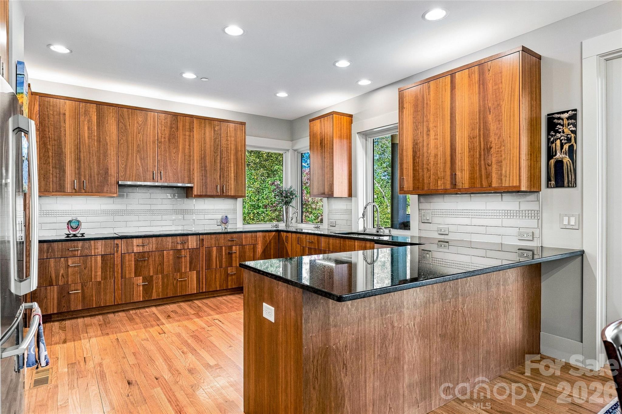 Chef's Kitchen with Custom Natural Cherry Cabinetry - 22 Quartz Trail, Hendersonville
