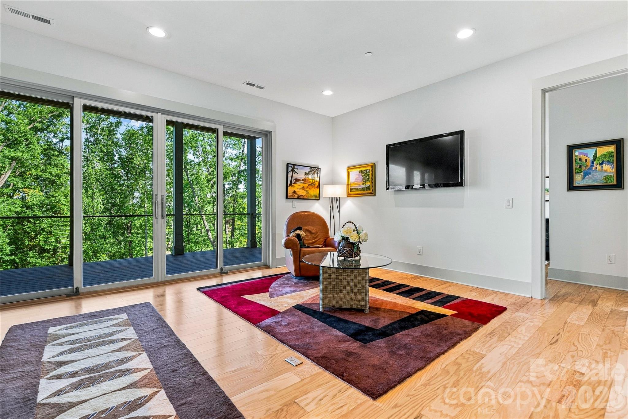 Spacious Lower-Level Family Room - 22 Quartz Trail, Hendersonville