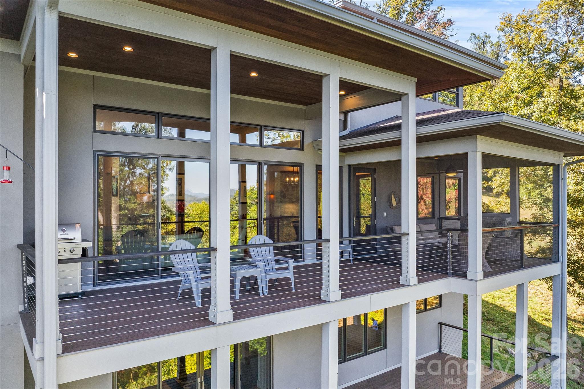 Deck and Screened Porch - 22 Quartz Trail, Hendersonville