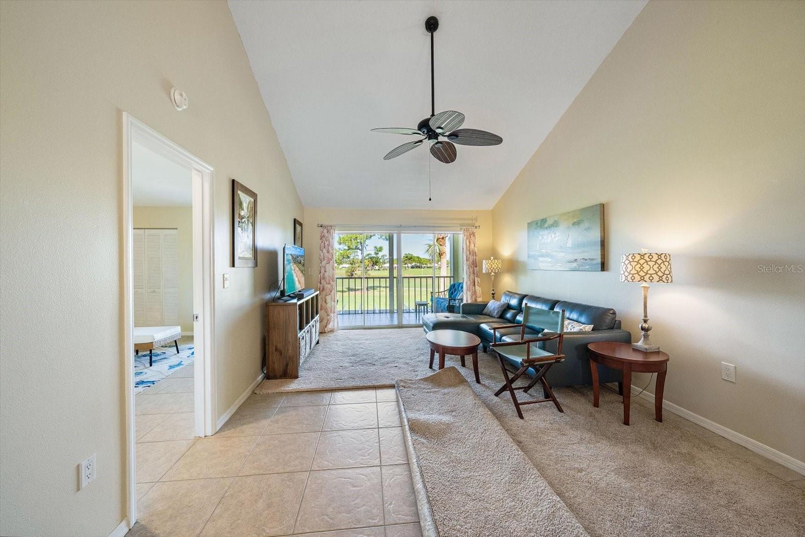 Title throughout the property. Seller prefers carpets so he has some foldable rugs. - 439 CERROMAR LN #410, VENICE