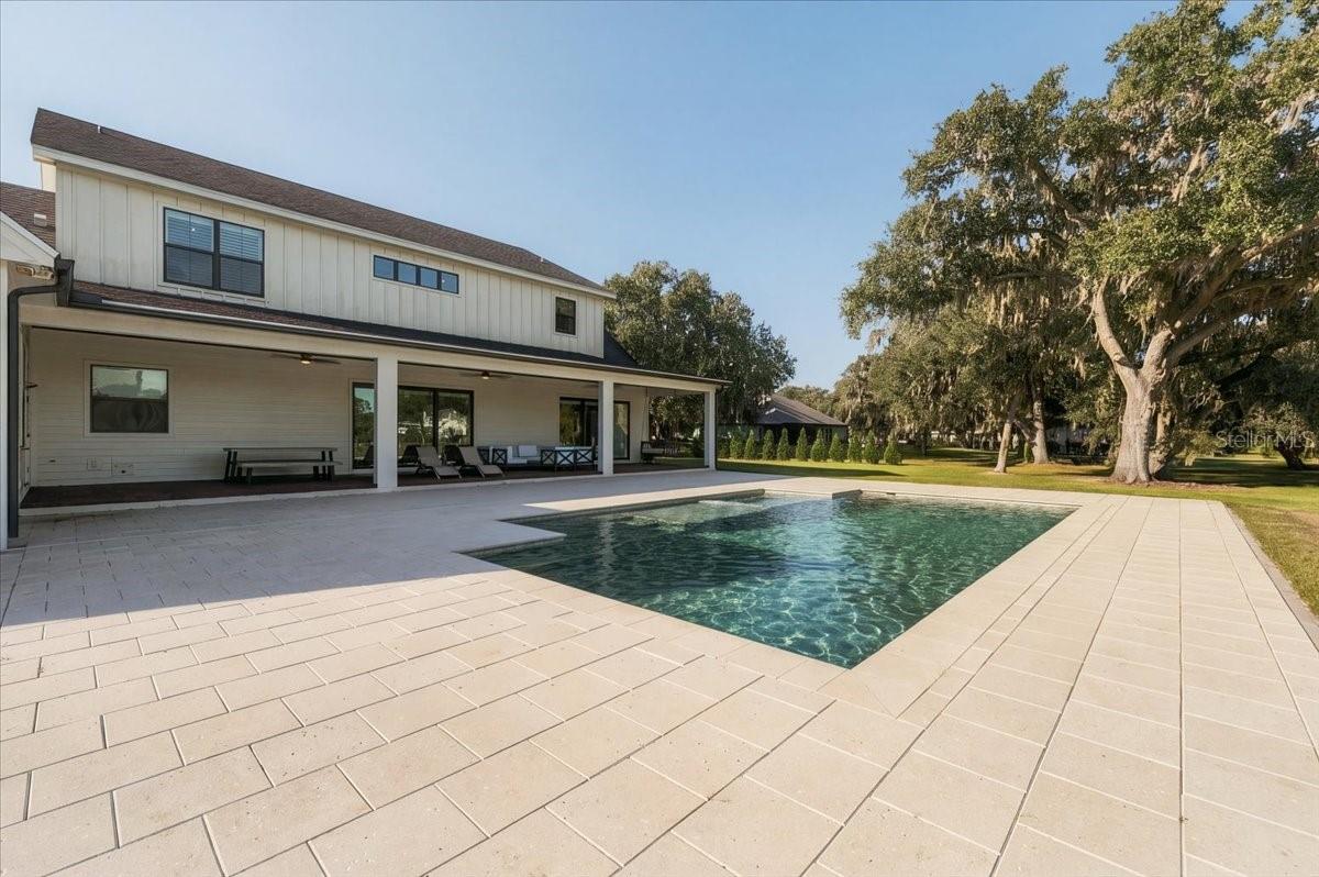 Pool Patio - 888 TWIN OAKS LN, WINTER HAVEN