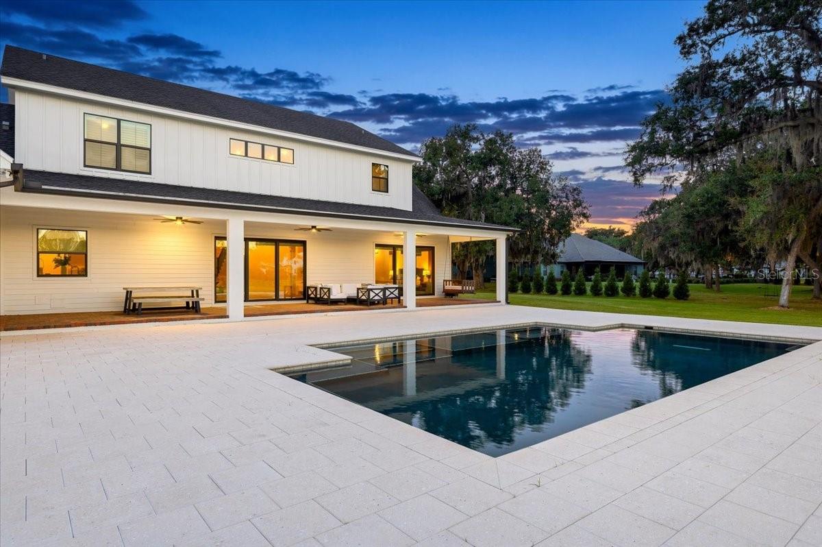 Pool Patio - 888 TWIN OAKS LN, WINTER HAVEN