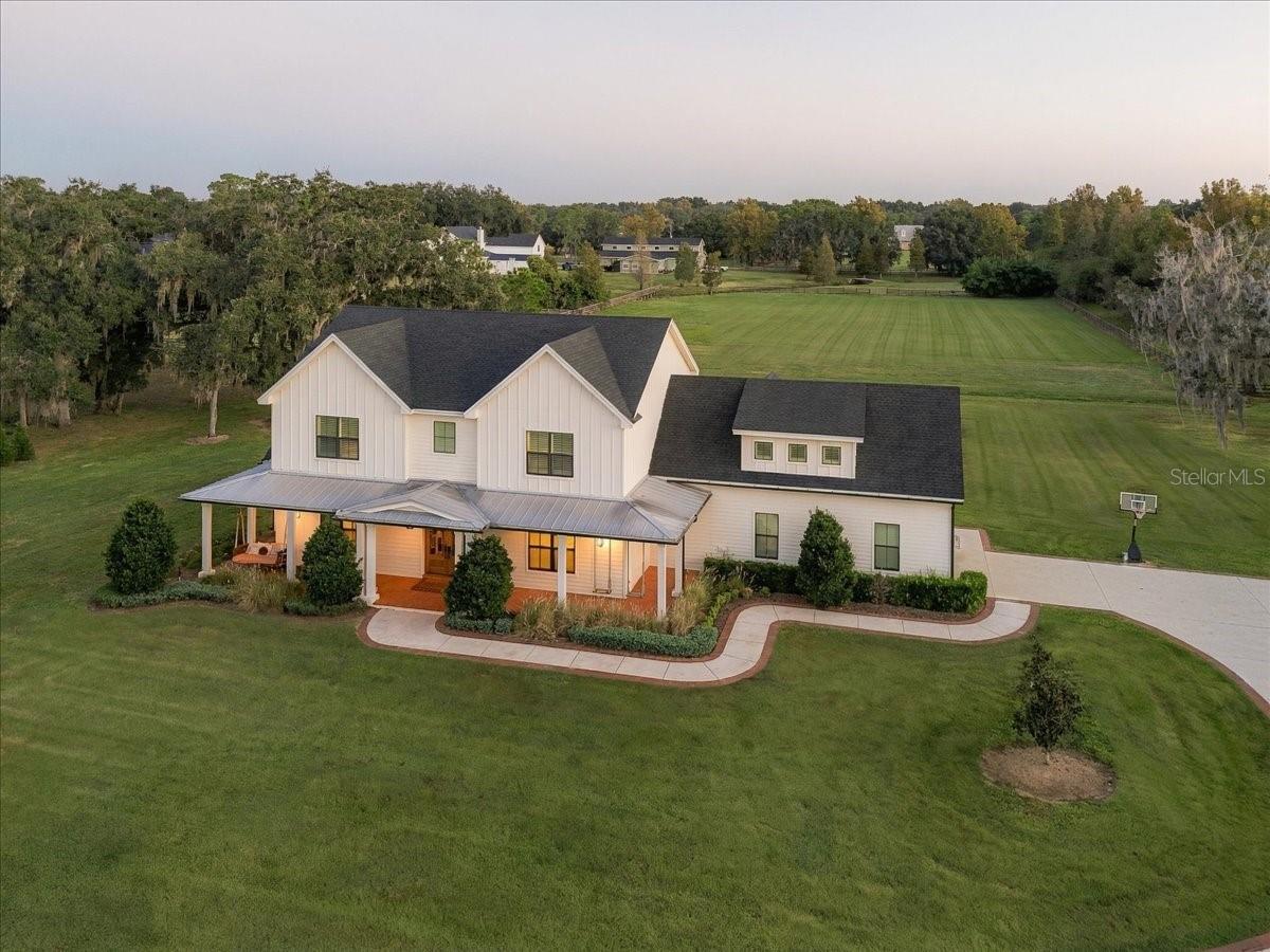 Twilight Aerial - 888 TWIN OAKS LN, WINTER HAVEN