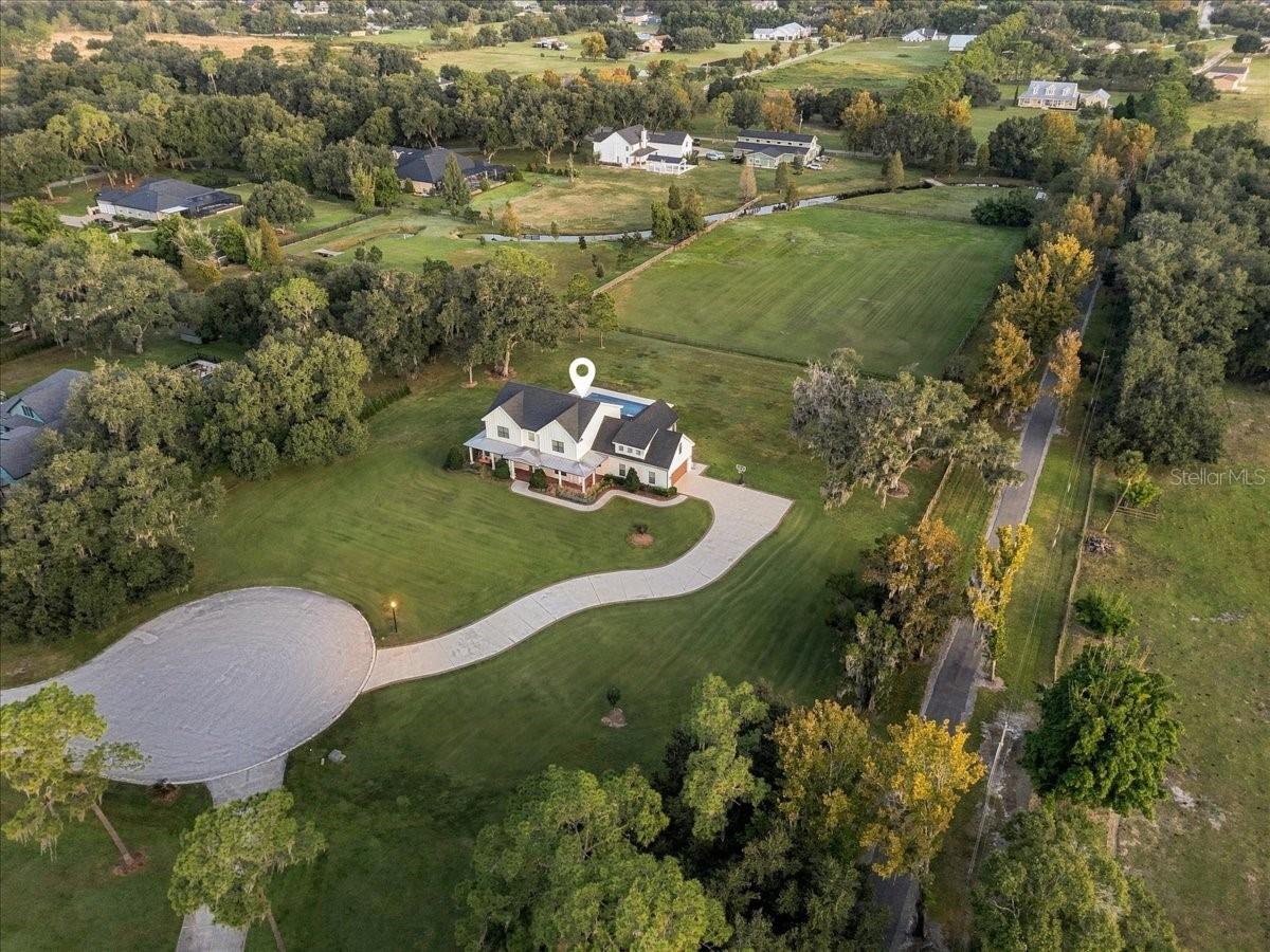 Aerial View - 888 TWIN OAKS LN, WINTER HAVEN