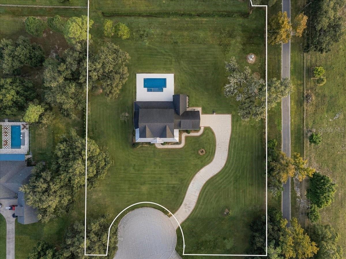 Aerial View - 888 TWIN OAKS LN, WINTER HAVEN