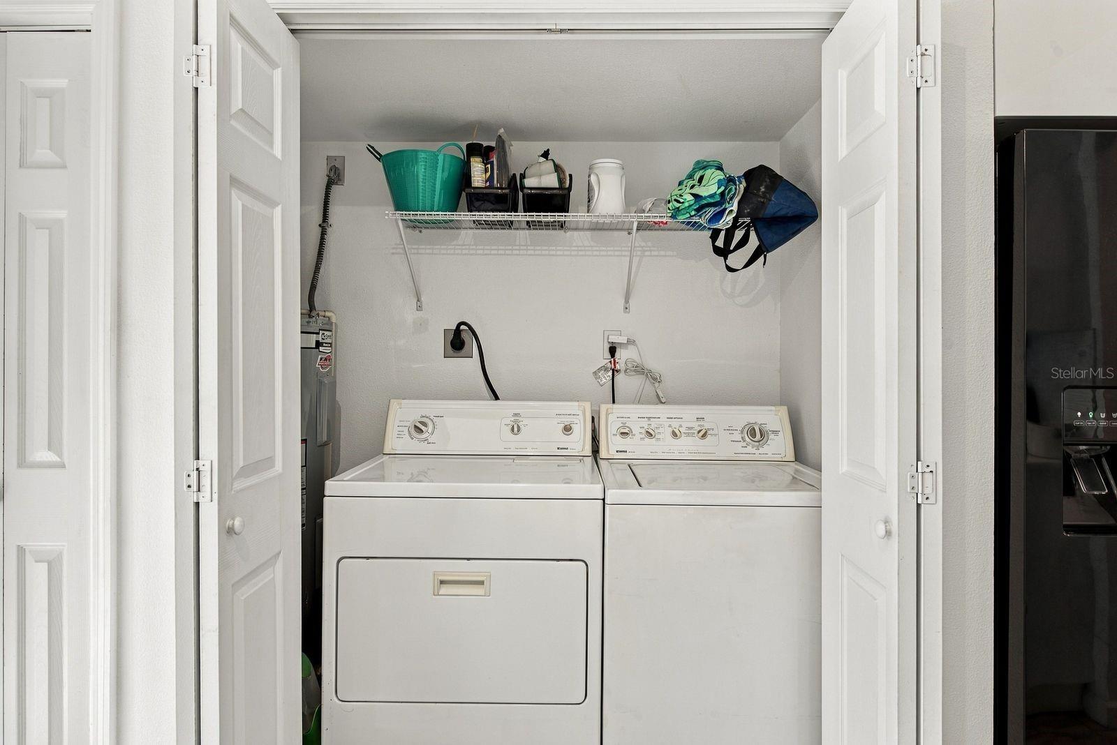 Inside Laundry - 515 MISTLETOE CT #B, SAFETY HARBOR
