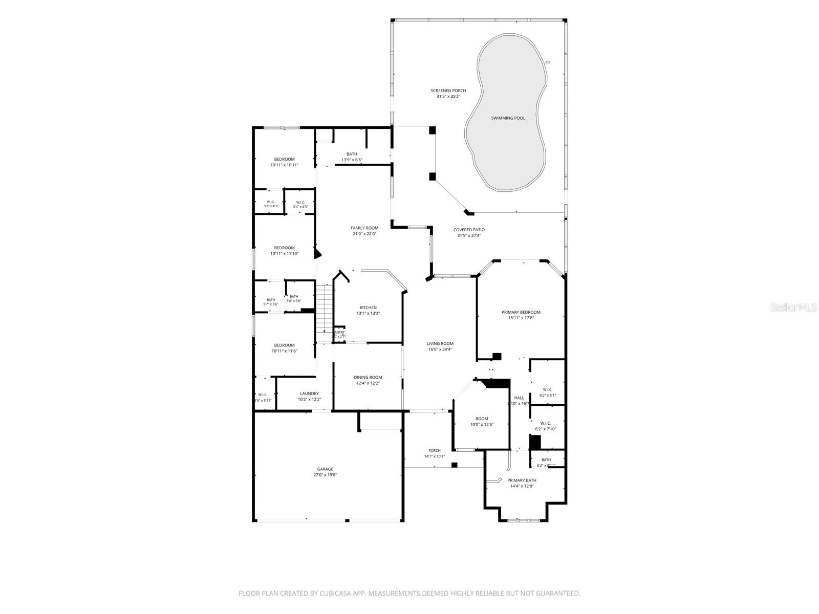 Floor Plan: Downstairs - 2139 TILLMAN AVE, WINTER GARDEN