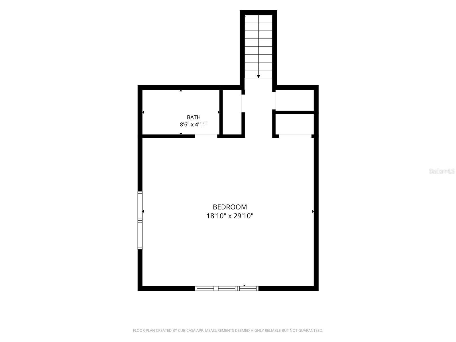 Floor Plan: Upstairs (Bonus Room / Game Room / Possible 5th Bedroom) - 2139 TILLMAN AVE, WINTER GARDEN
