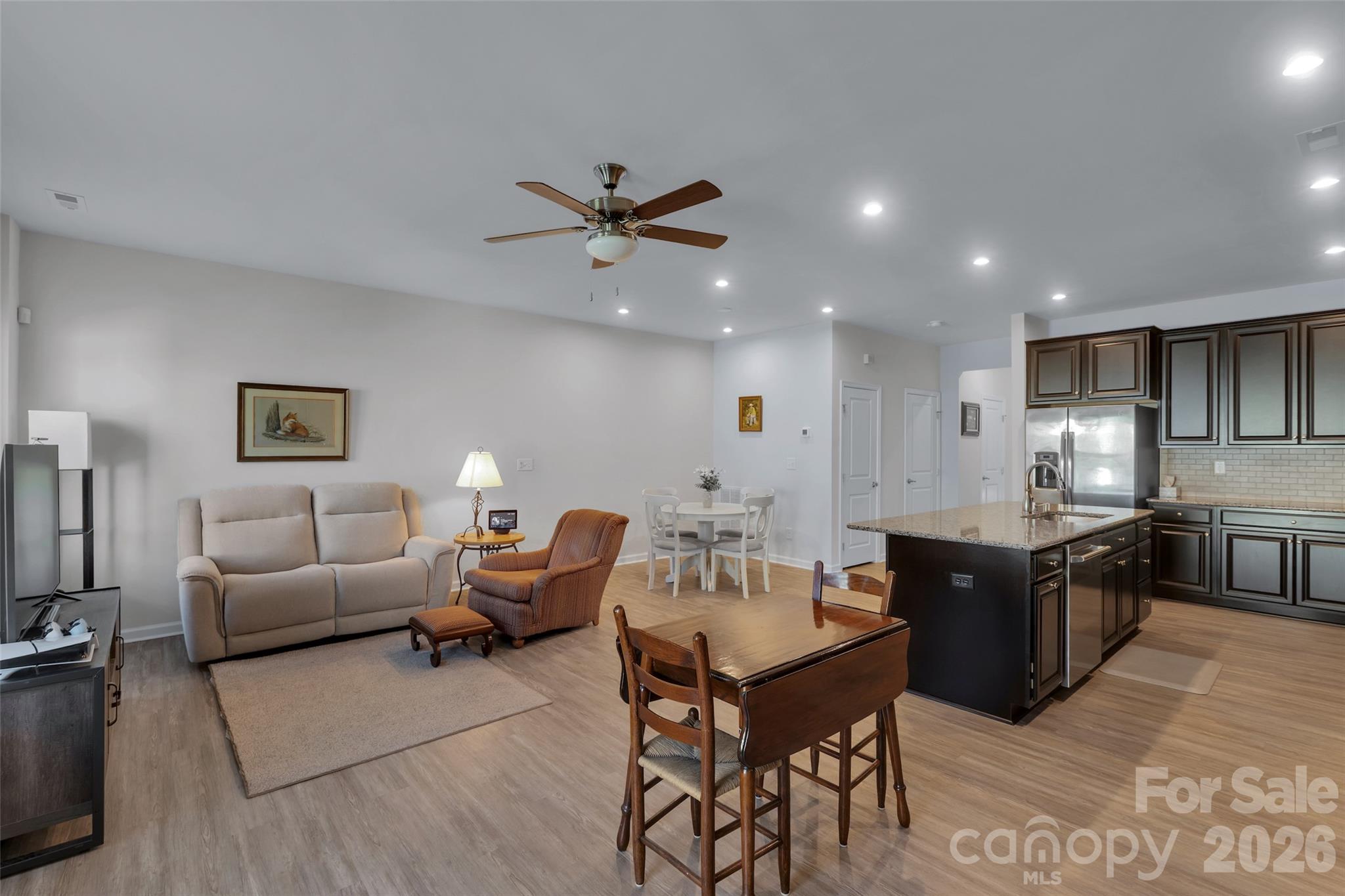 Extended Dining and Living Areas - 315 Pond Place Lane, Matthews