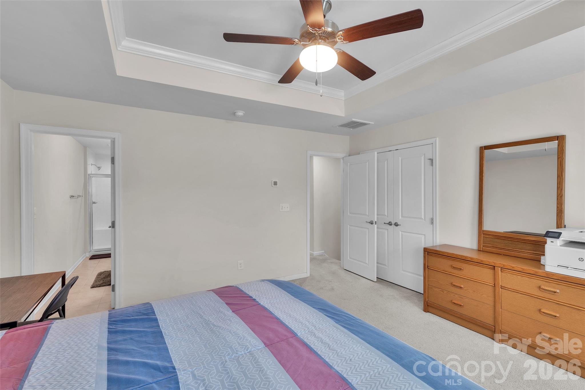 Primary Bedroom with walk-in Closet - 315 Pond Place Lane, Matthews