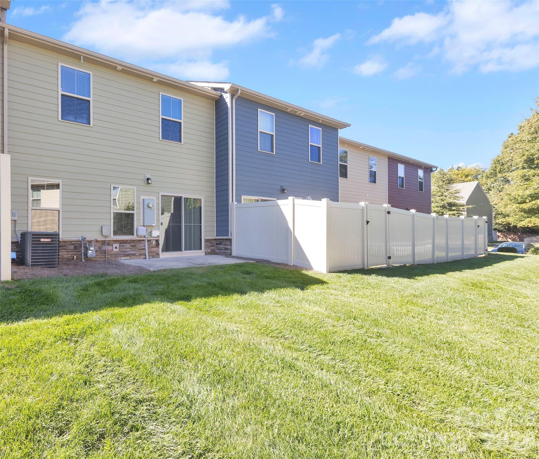 Large Open area behind home - 315 Pond Place Lane, Matthews