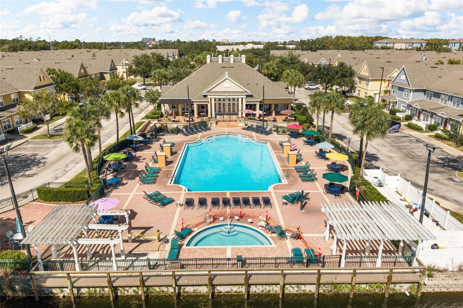 Community amenities just a 2 minute walk from the unit. - 4600 YELLOWGOLD RD W #105, KISSIMMEE