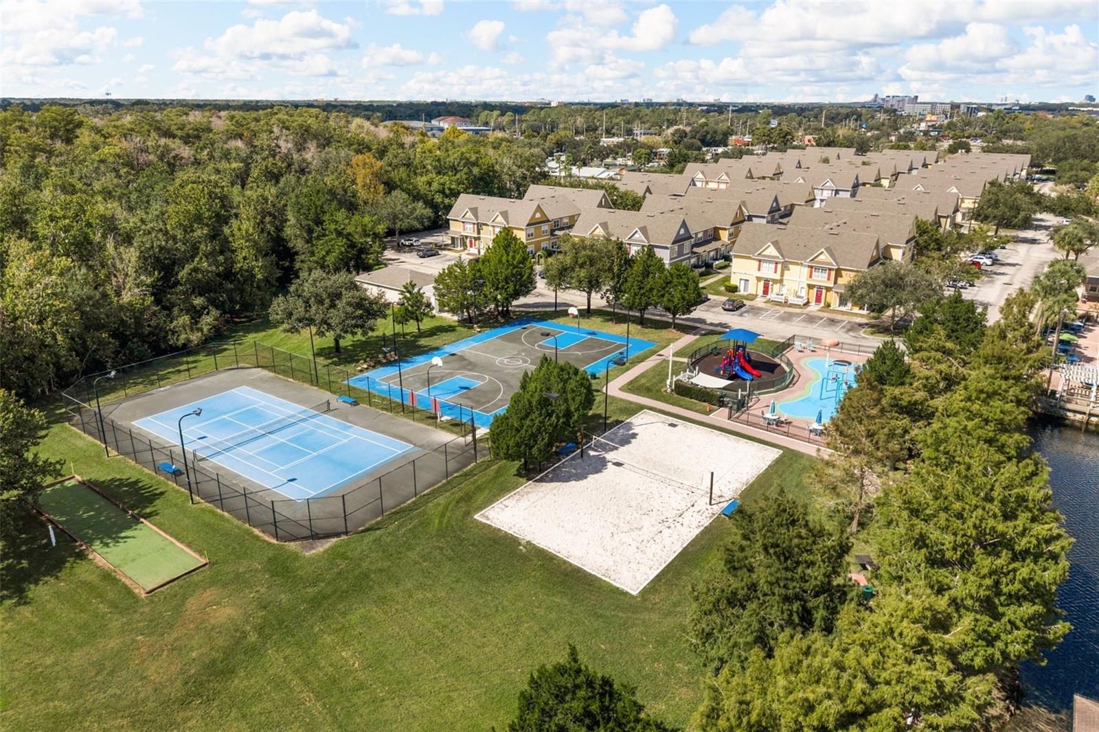 Community amenities just a 2 minute walk from the unit. - 4600 YELLOWGOLD RD W #105, KISSIMMEE