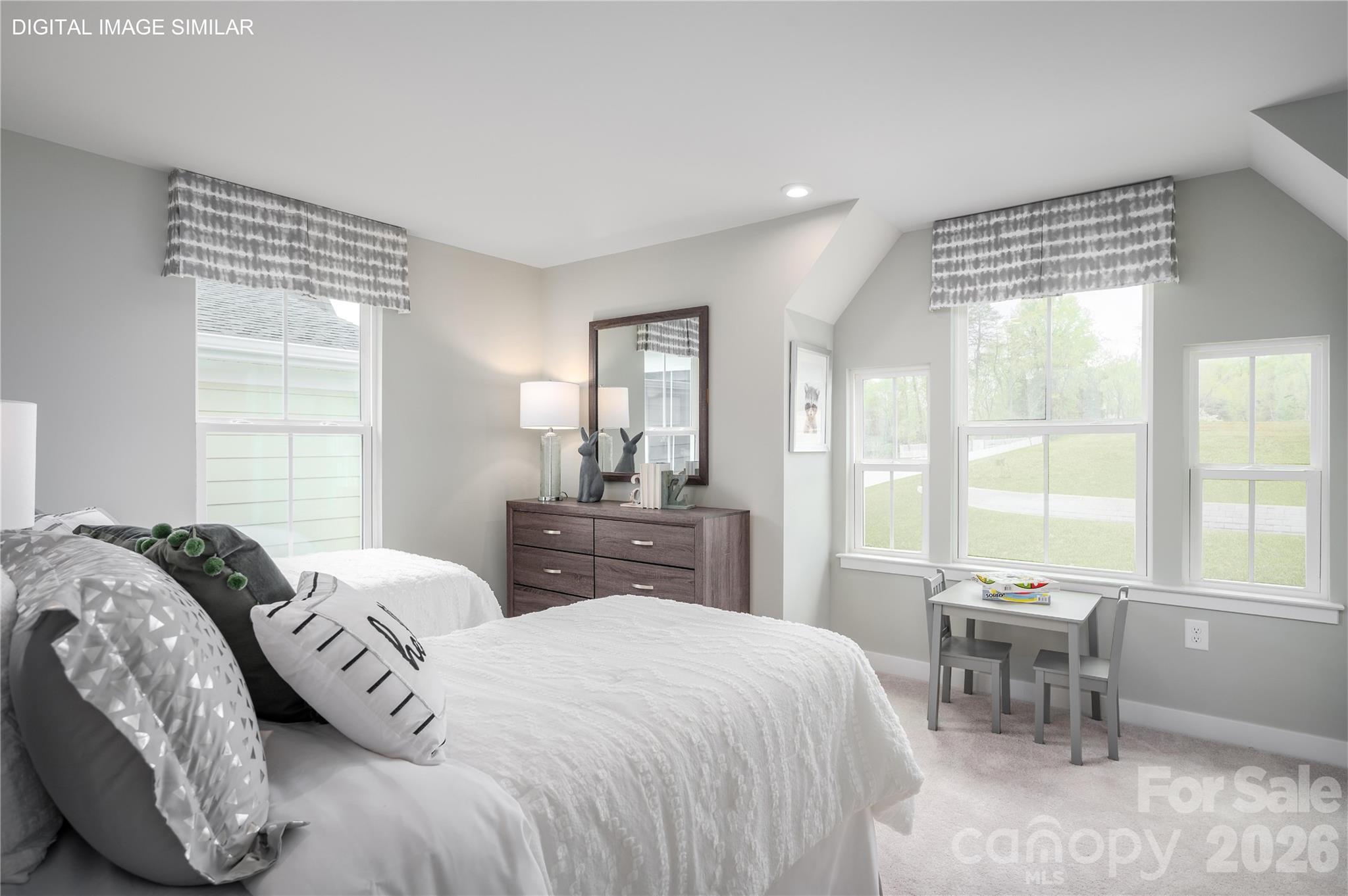 Oversized secondary bedrooms with plenty of space for guests, family, or flexible use. - 11237 Emerson Landing Drive, Charlotte