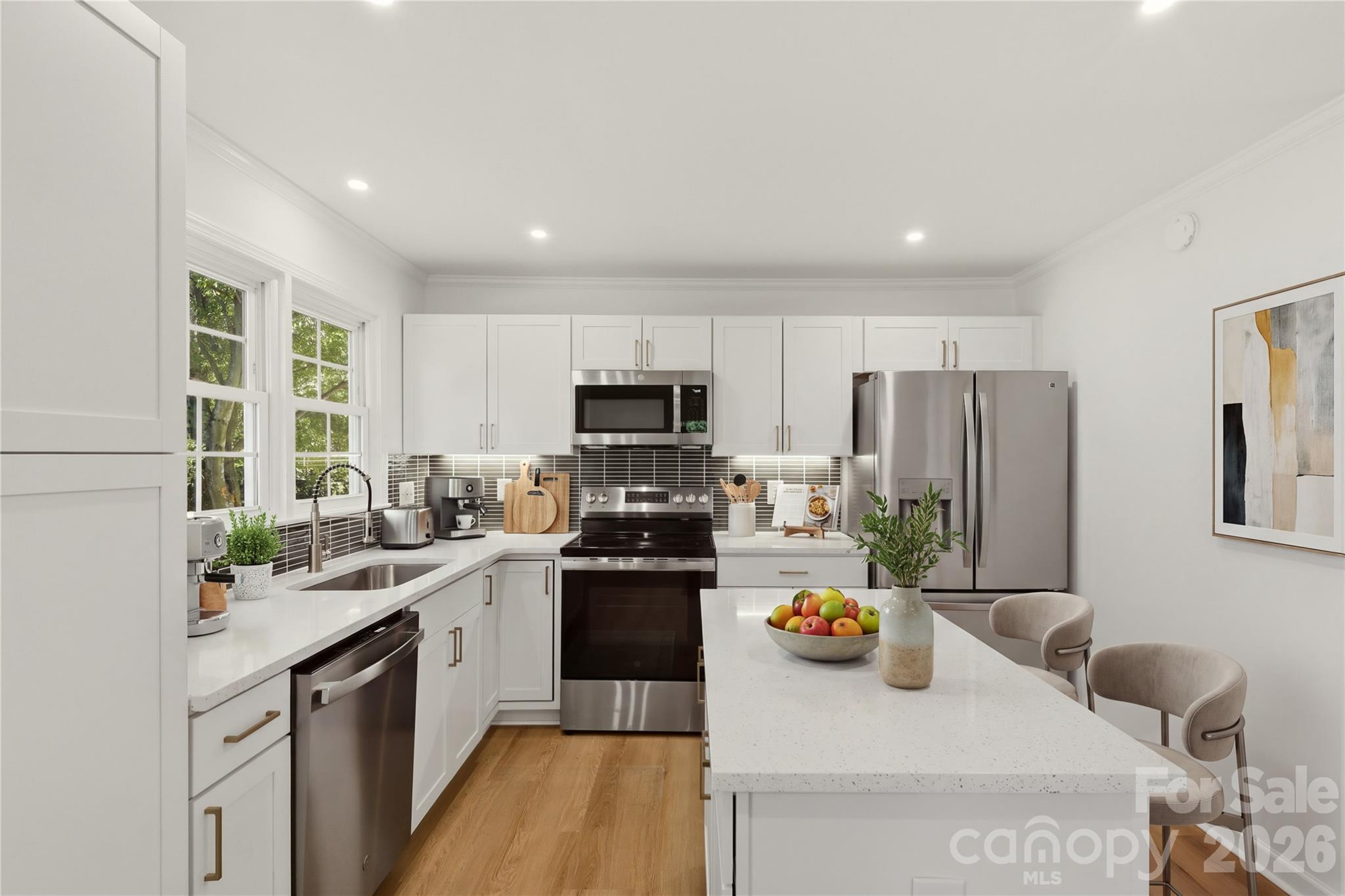 Virtually Staged-Furniture and decor digitally added. - 201 Morlan Park Road, Salisbury