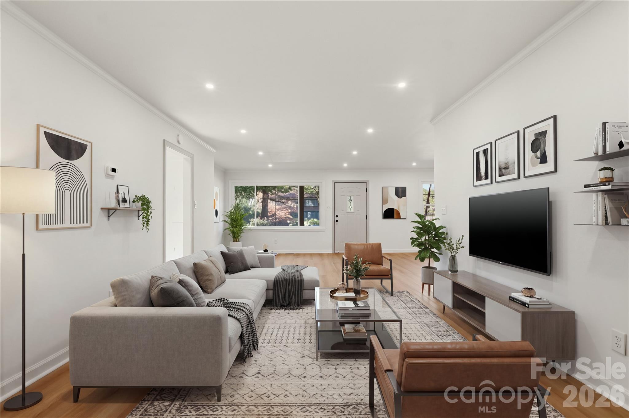 Virtually Staged-Furniture and decor digitally added. - 201 Morlan Park Road, Salisbury