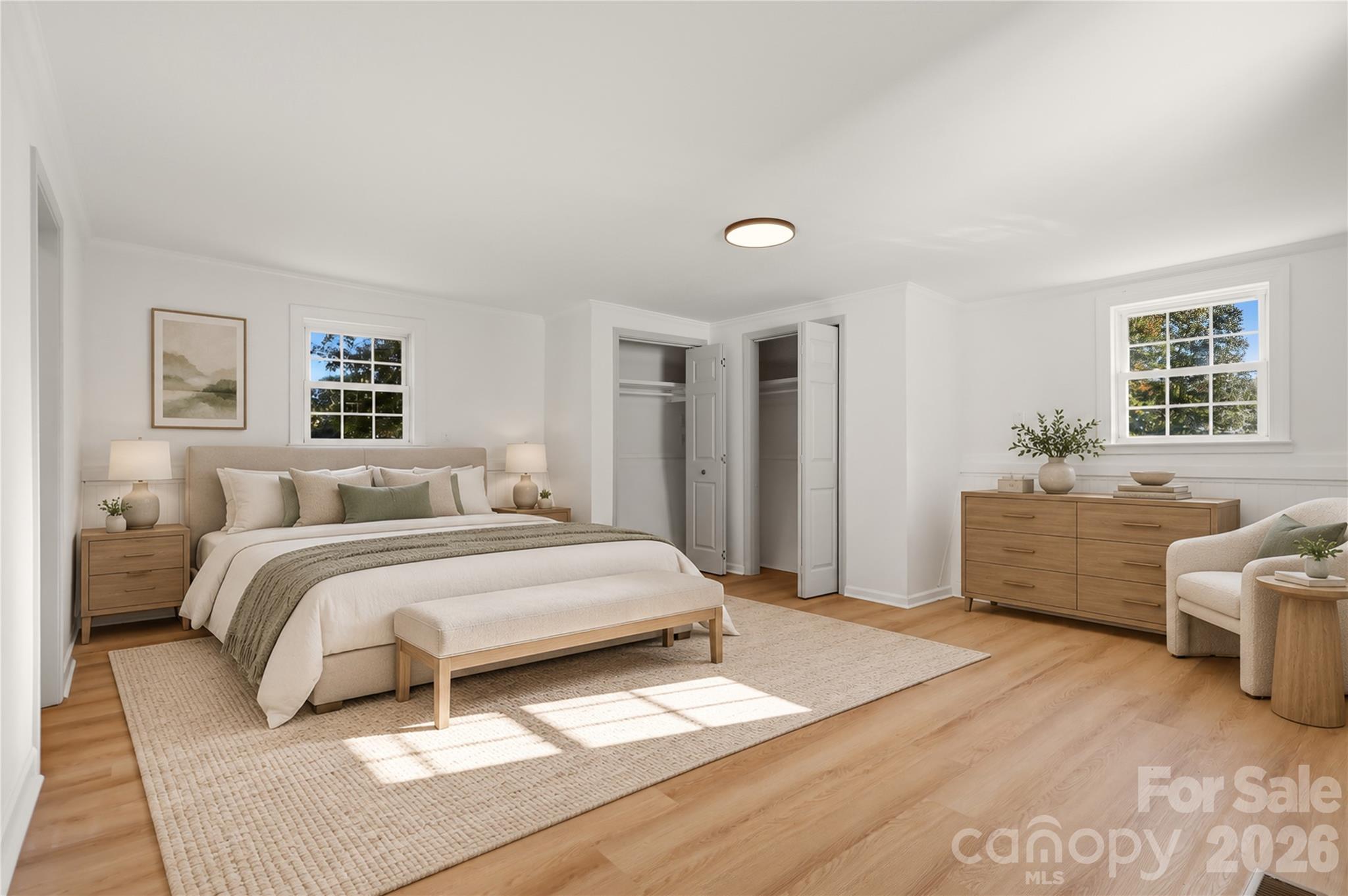 Virtually Staged-Furniture and decor digitally added. - 201 Morlan Park Road, Salisbury