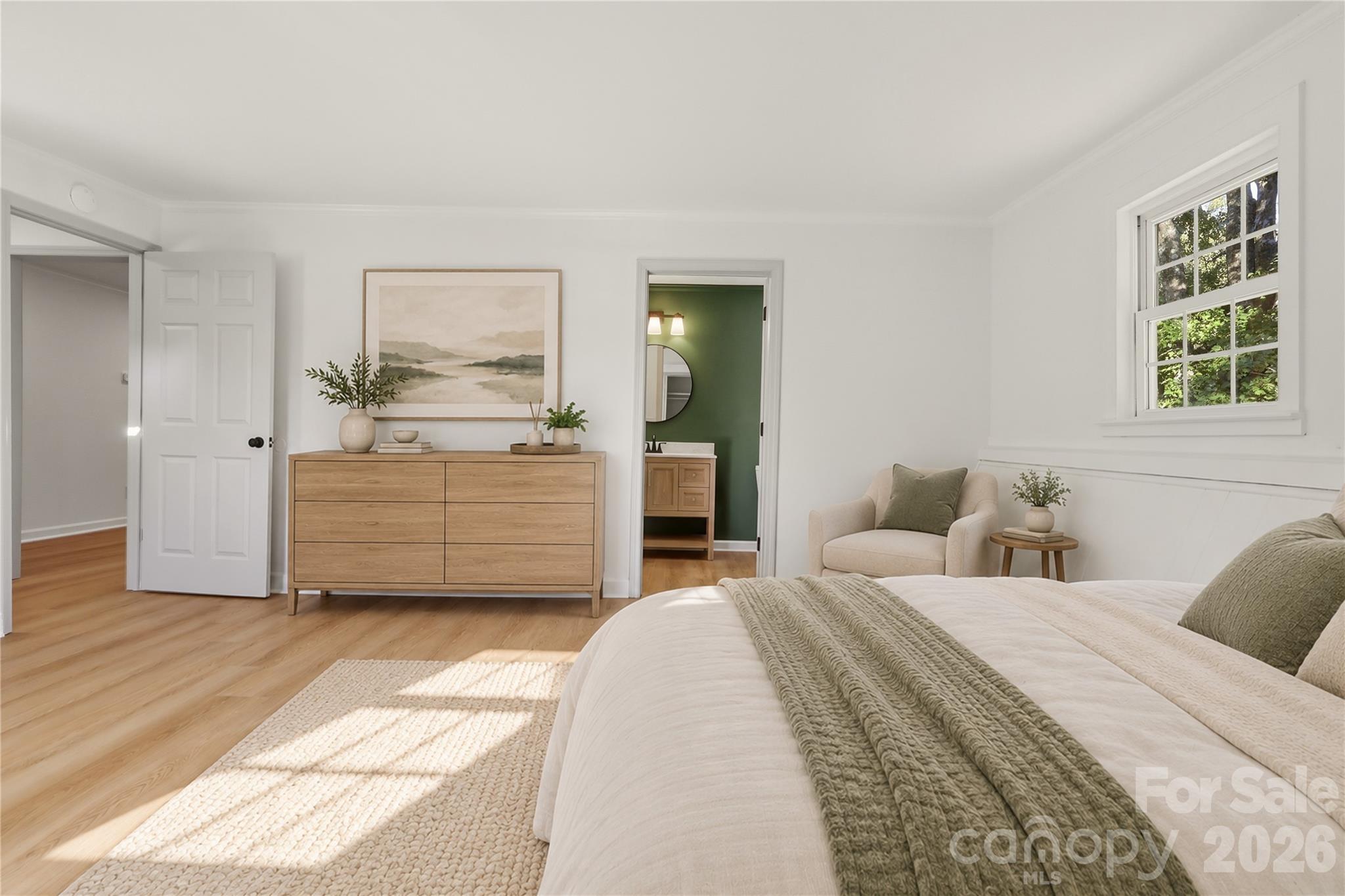 Virtually Staged-Furniture and decor digitally added. - 201 Morlan Park Road, Salisbury