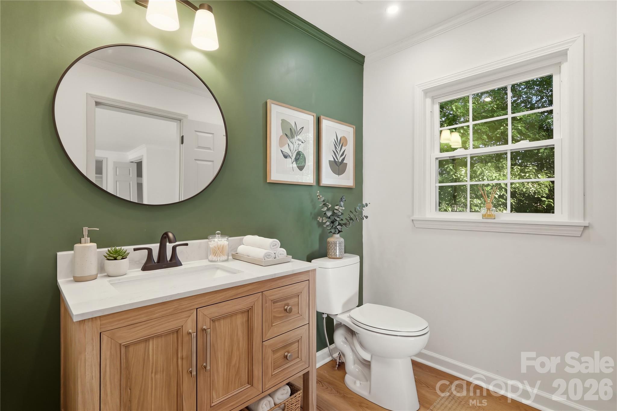 Virtually Staged-Furniture and decor digitally added. - 201 Morlan Park Road, Salisbury