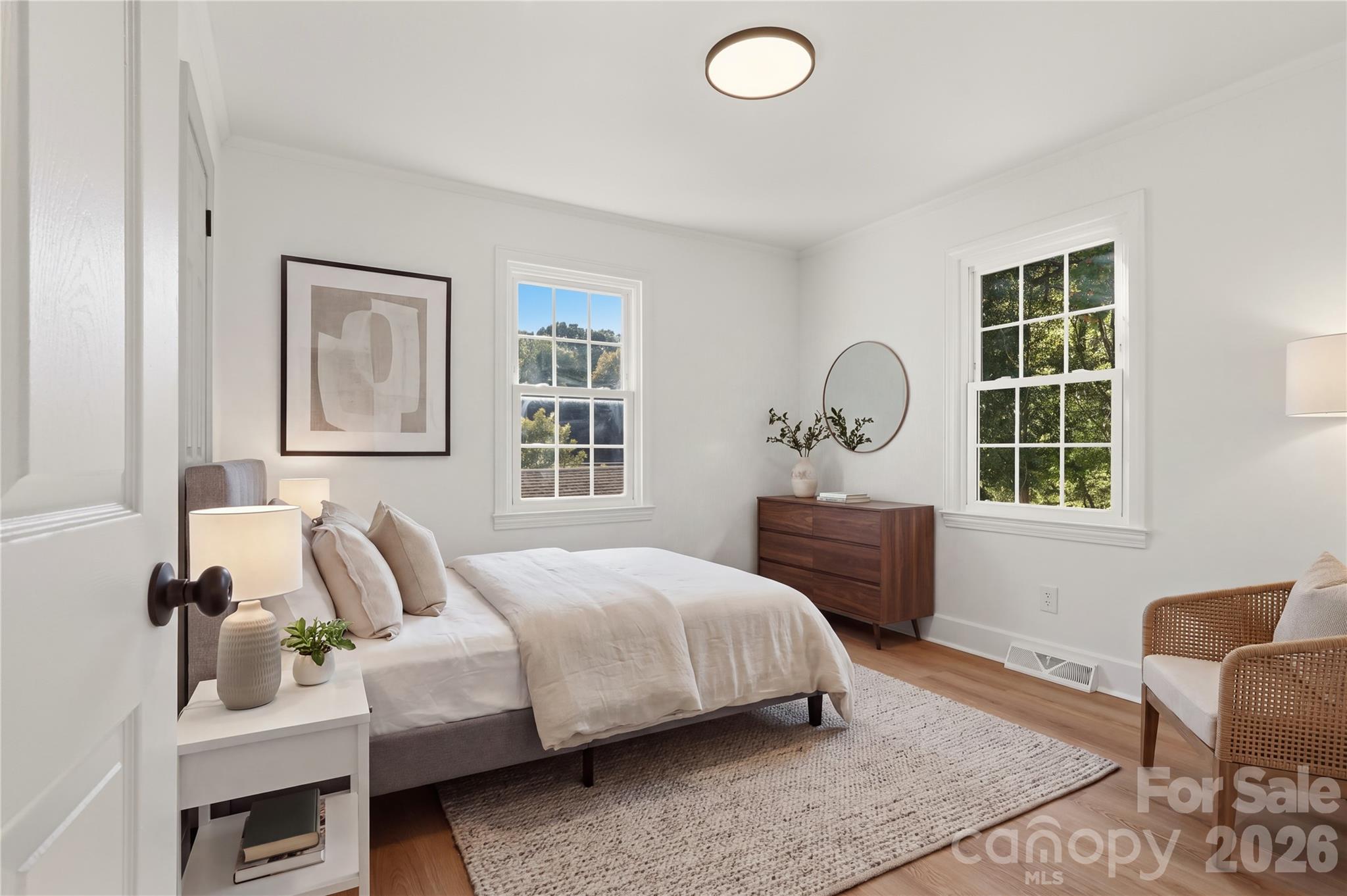 Virtually Staged-Furniture and decor digitally added. - 201 Morlan Park Road, Salisbury