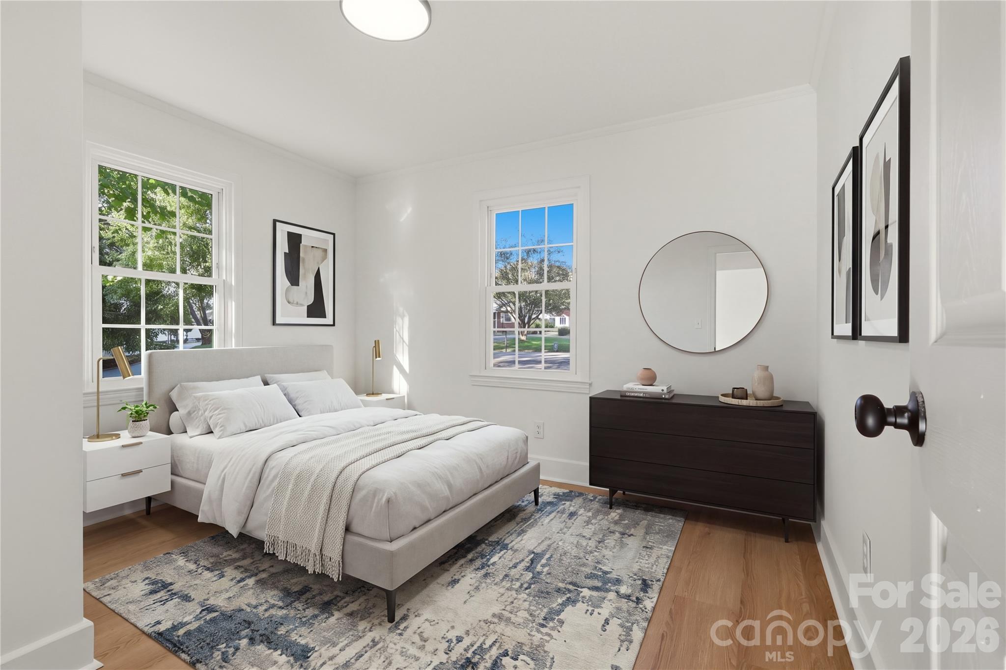 Virtually Staged-Furniture and decor digitally added. - 201 Morlan Park Road, Salisbury