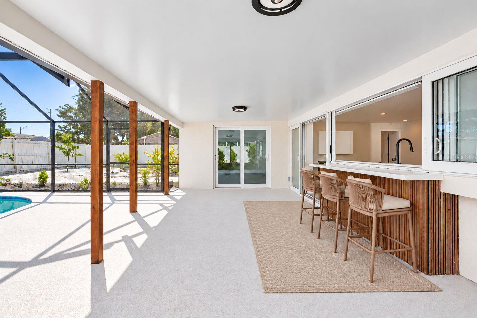 Virtually staged lanai - 915 60TH ST W, BRADENTON