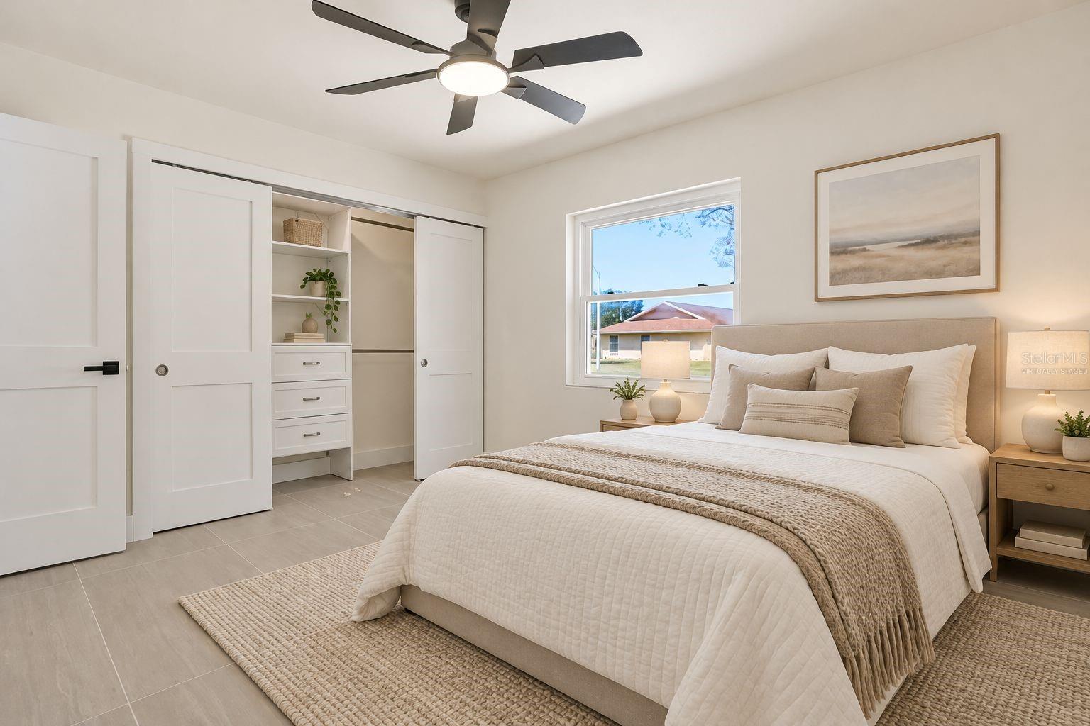 Virtually Staged Guest Bedroom - 915 60TH ST W, BRADENTON