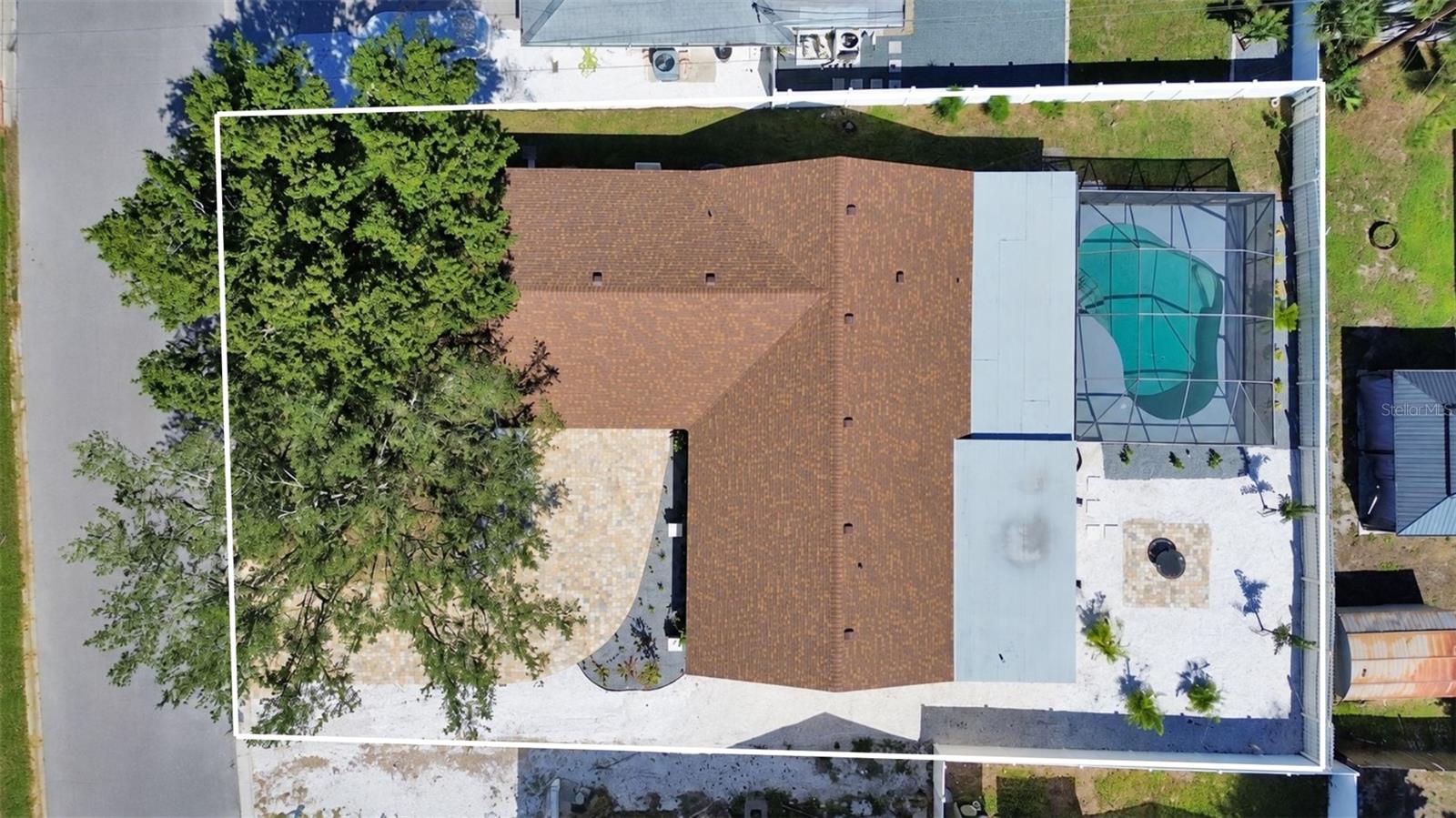 Lot Line Aerial - 915 60TH ST W, BRADENTON