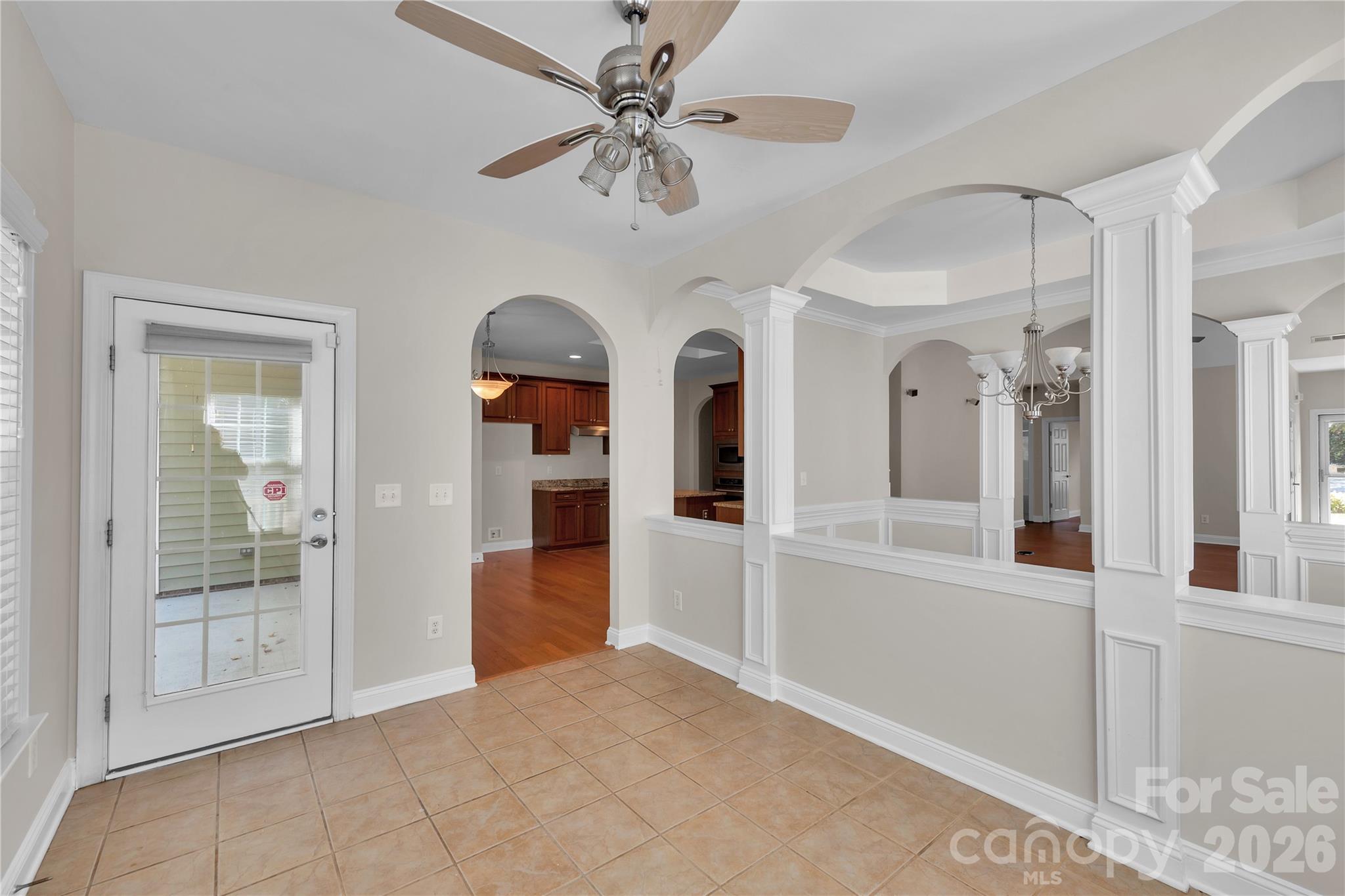 Sunroom and door to Back Porch - 1240 Saint Johns Avenue, Matthews