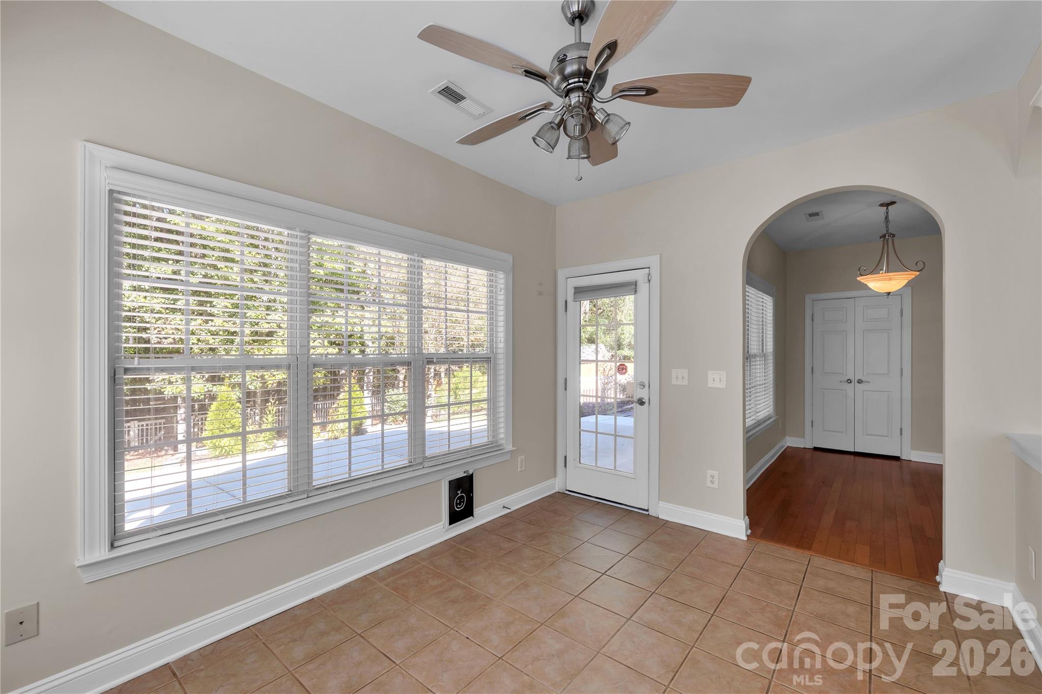 Sunroom open to Kitchen - 1240 Saint Johns Avenue, Matthews