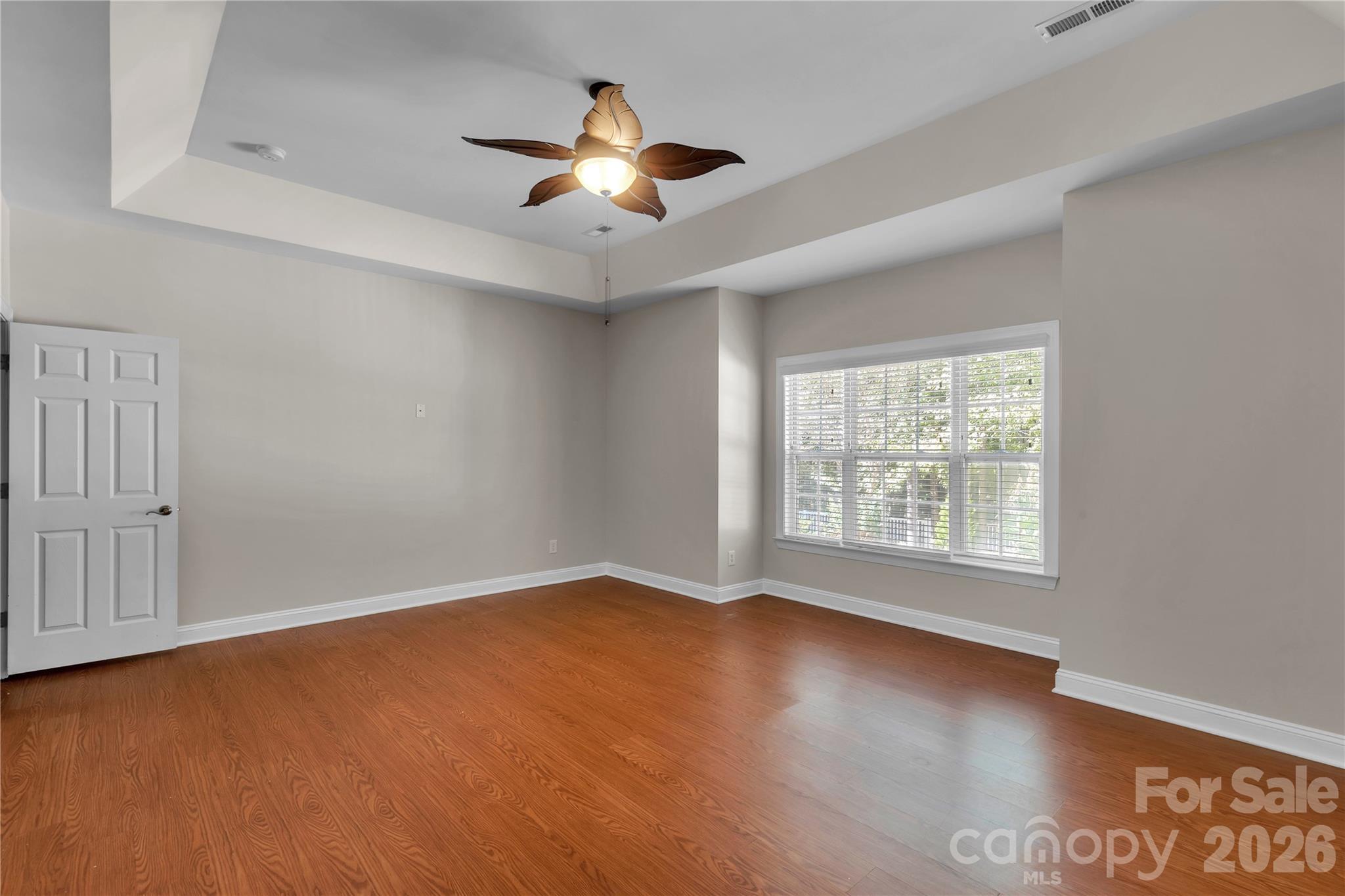 Primary Bedroom looking over Private Back Yard - 1240 Saint Johns Avenue, Matthews