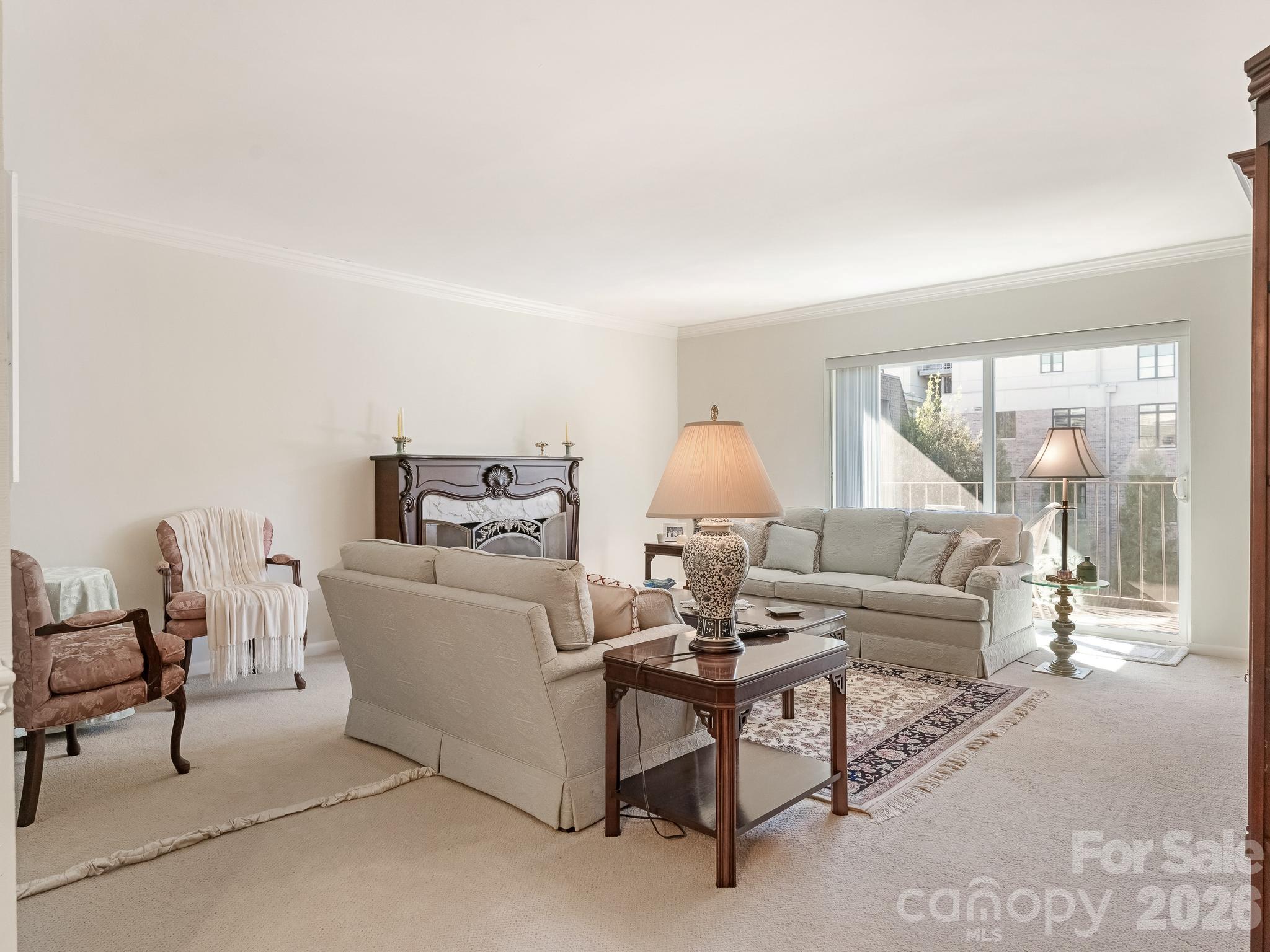 Living Room - 1323 Queens Road, Charlotte