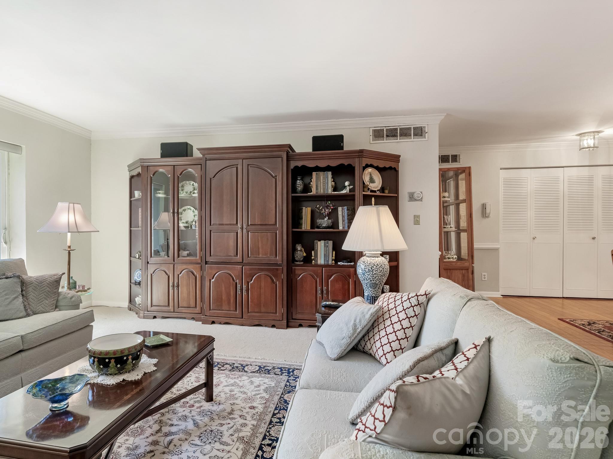 Living Room - 1323 Queens Road, Charlotte