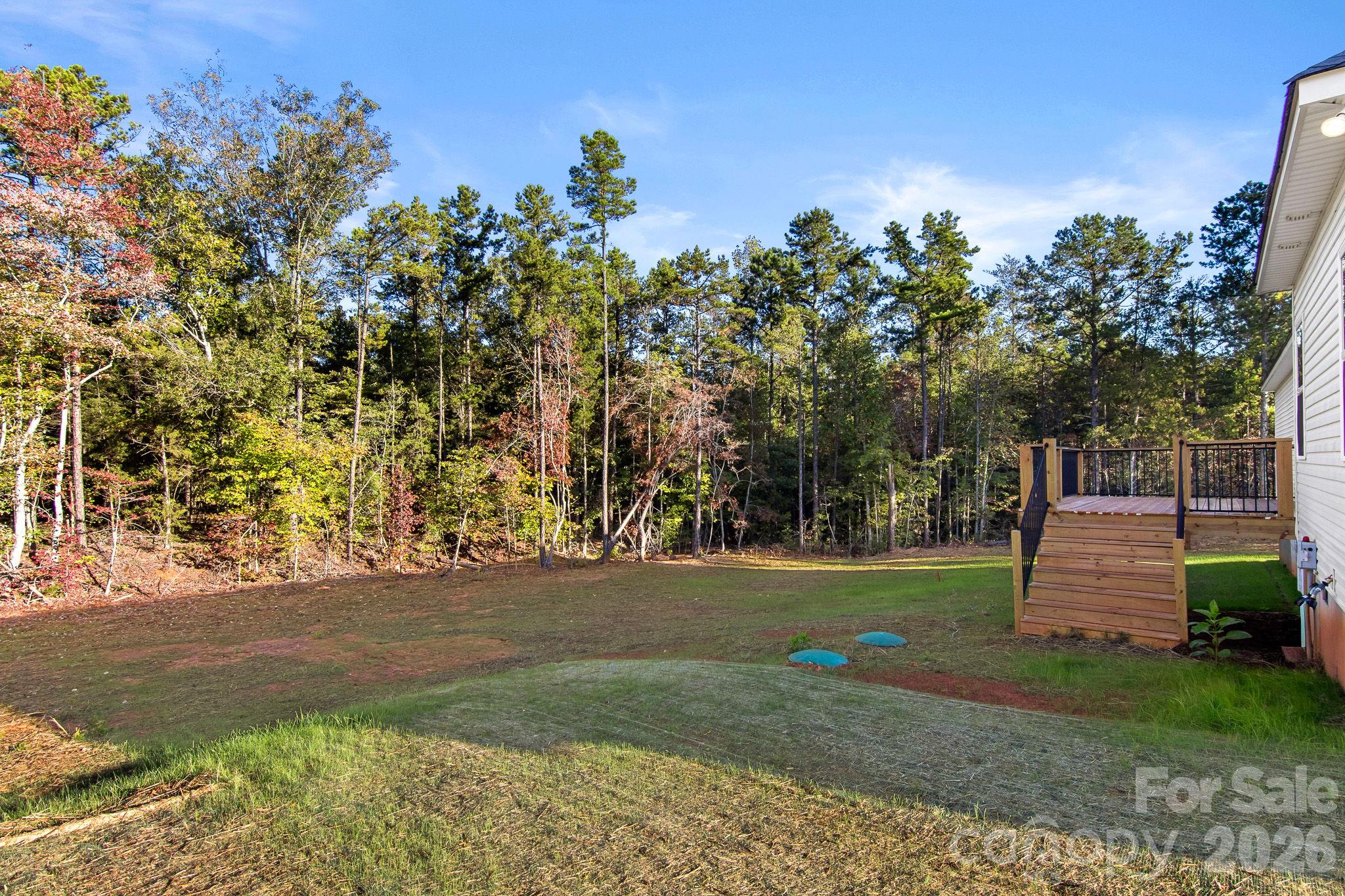 sprawling backyard with a deck made for entertaining - 4665 Riverside Road, Lancaster